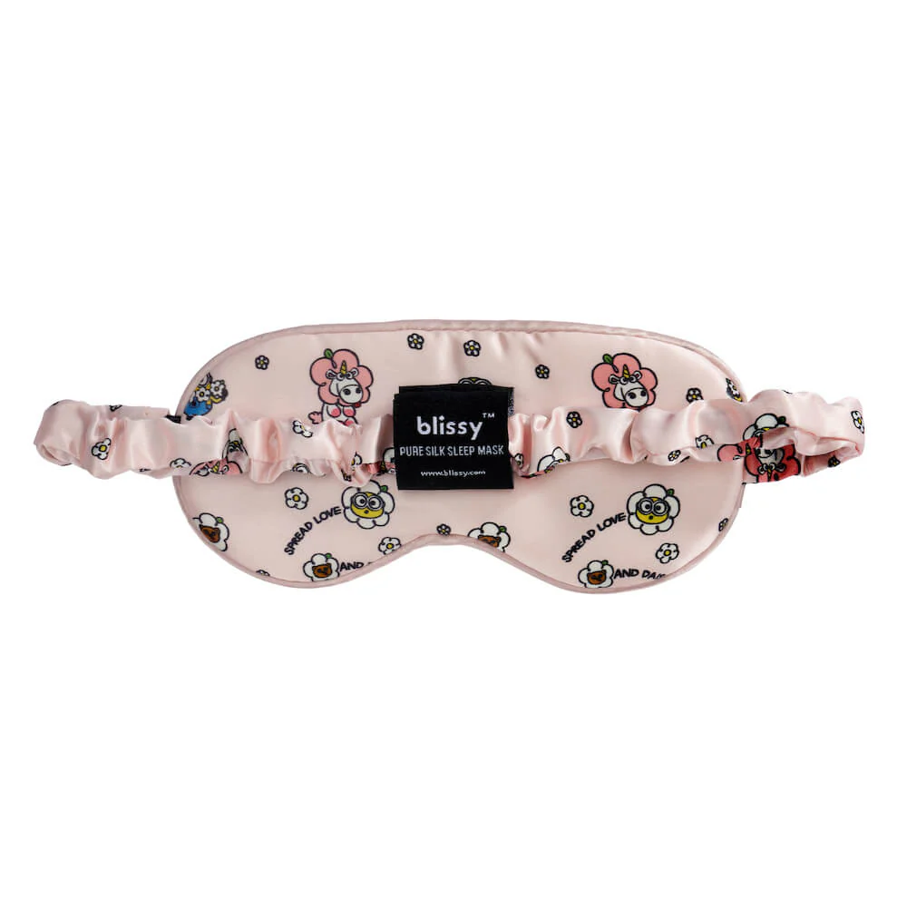 Junior Sleep Mask - Pink Bello Daisy Minions - Image 3