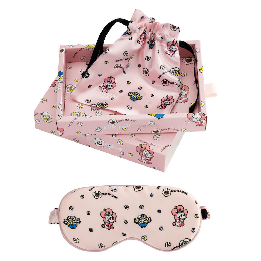 Junior Sleep Mask - Pink Bello Daisy Minions - Image 8