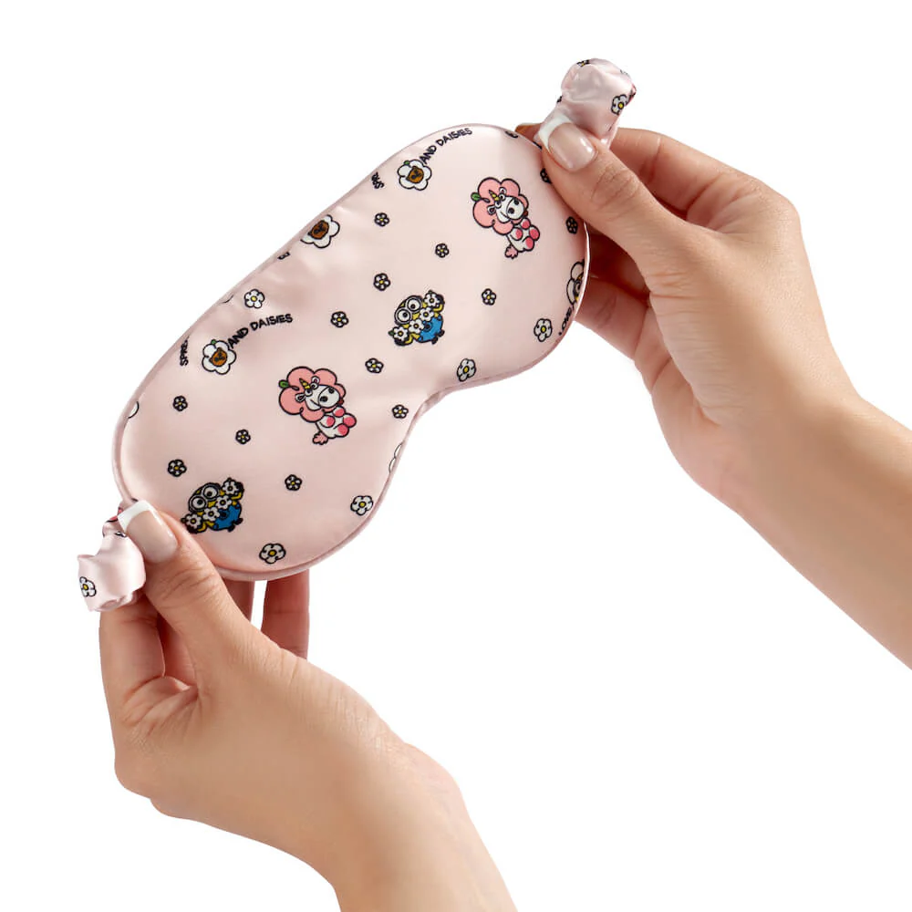 Junior Sleep Mask - Pink Bello Daisy Minions - Image 9