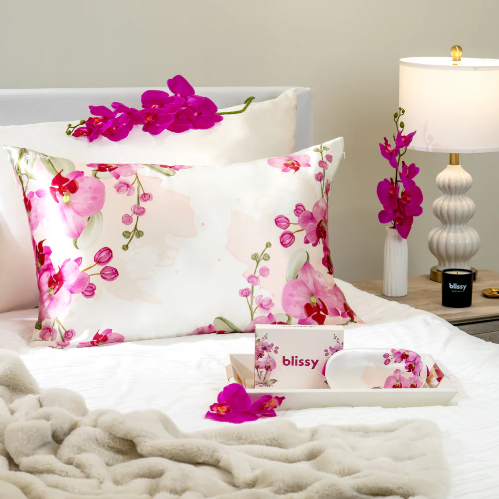 Pillowcase - Zodiac Flower - Aquarius Orchid - King - Image 11