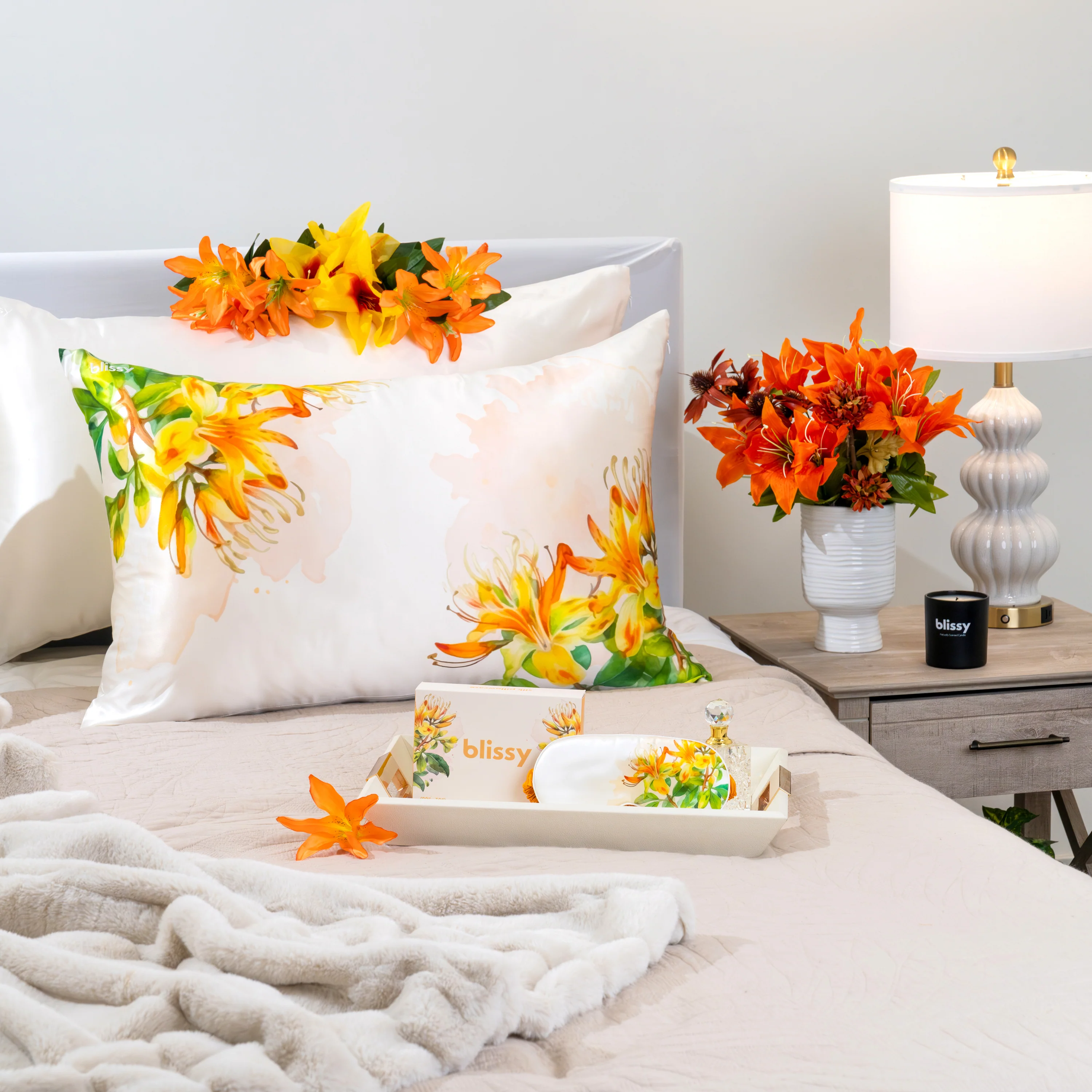 Pillowcase - Zodiac Flower - Aries Honeysuckle - King - Image 9