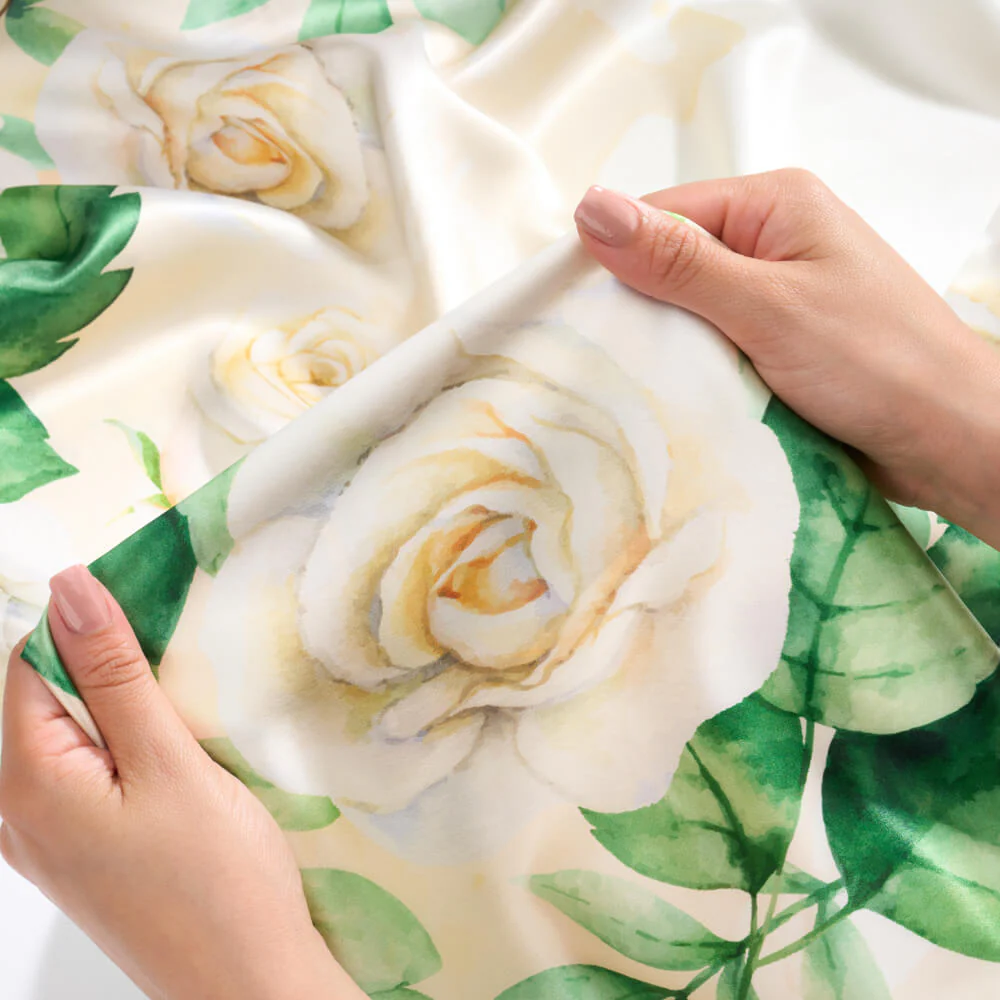 Pillowcase - Zodiac Flower - Cancer White Rose - Standard - Image 11