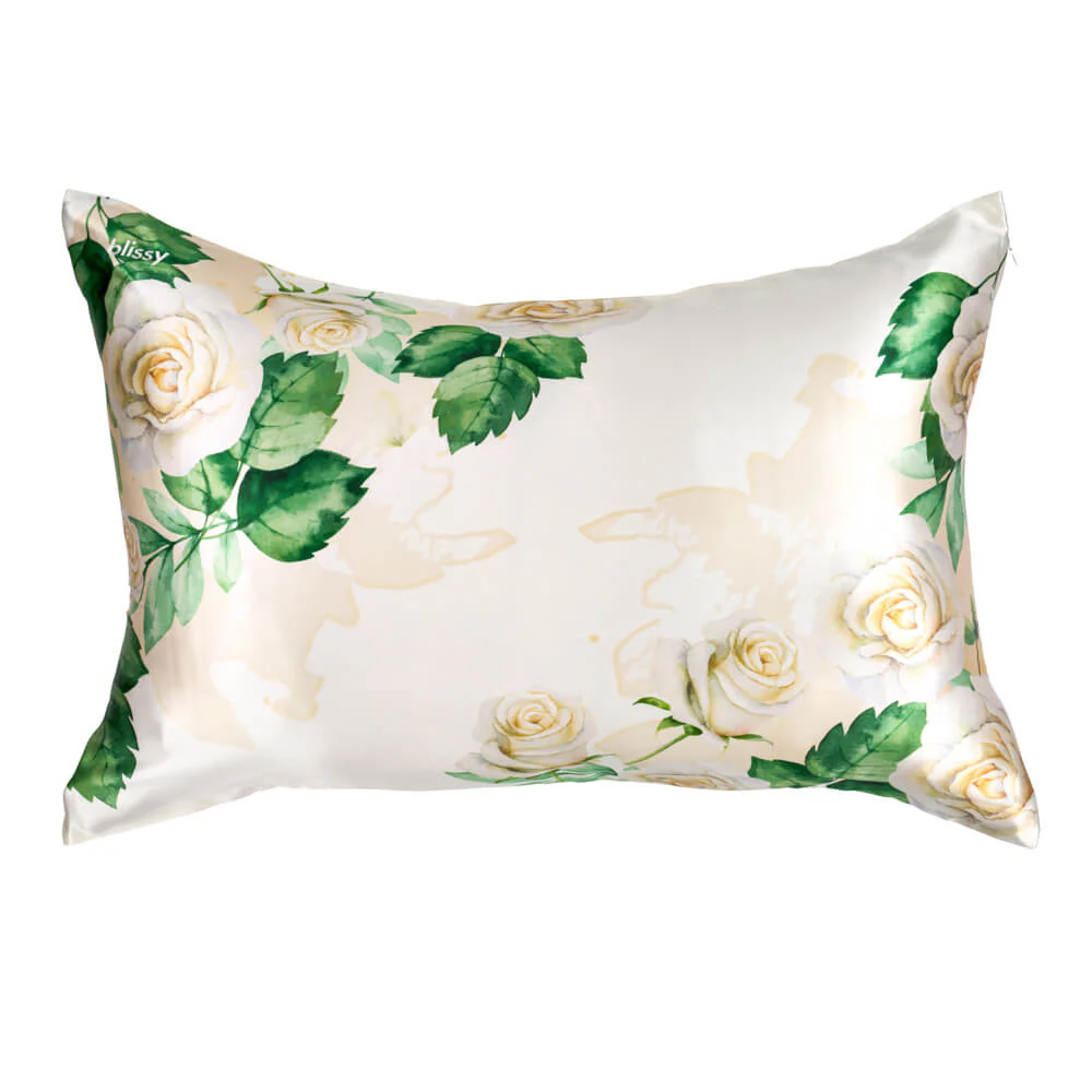 Pillowcase - Zodiac Flower - Cancer White Rose - Standard - Image 3