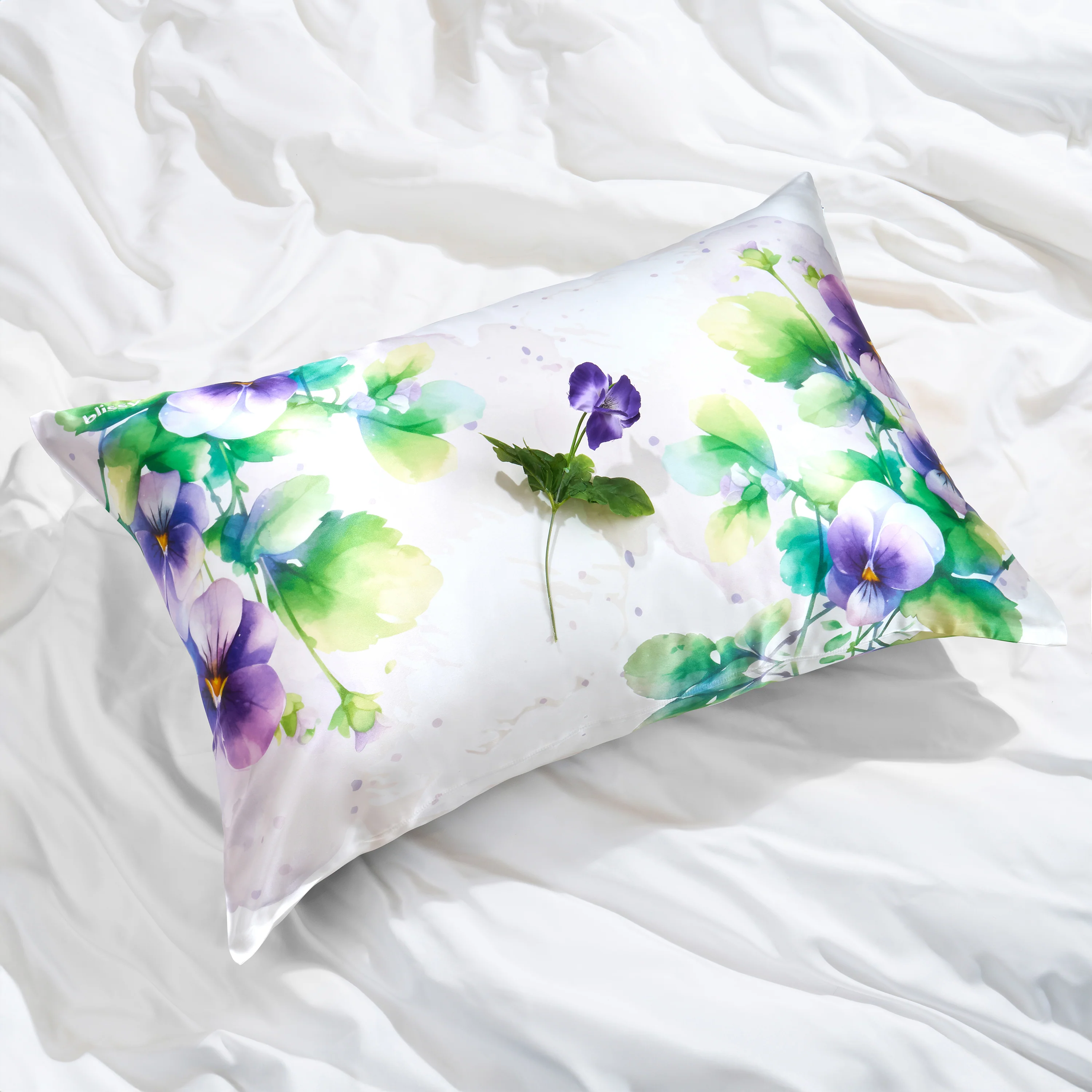 Pillowcase - Zodiac Flower - Capricorn Pansy - King - Image 11