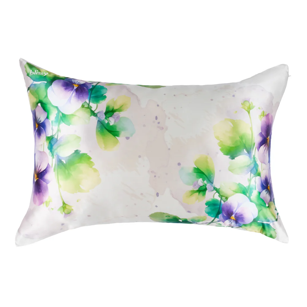 Pillowcase - Zodiac Flower - Capricorn Pansy - King - Image 5