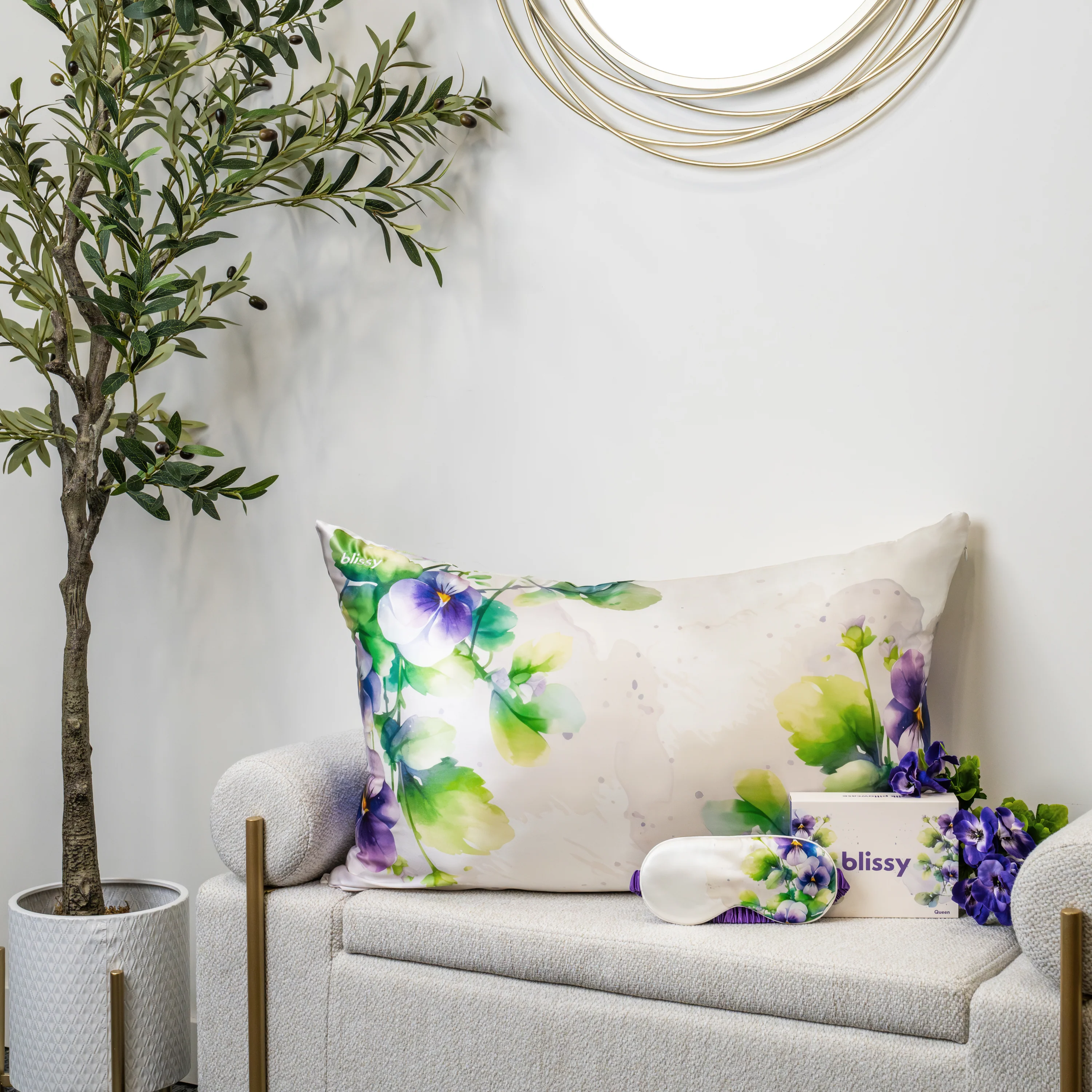Pillowcase - Zodiac Flower - Capricorn Pansy - King - Image 9