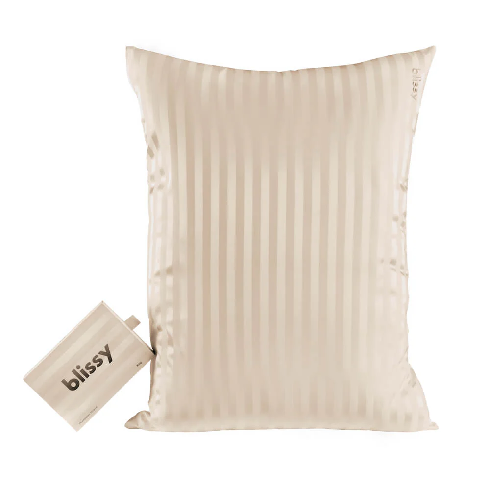 Pillowcase - Champagne Striped - King - Image 3