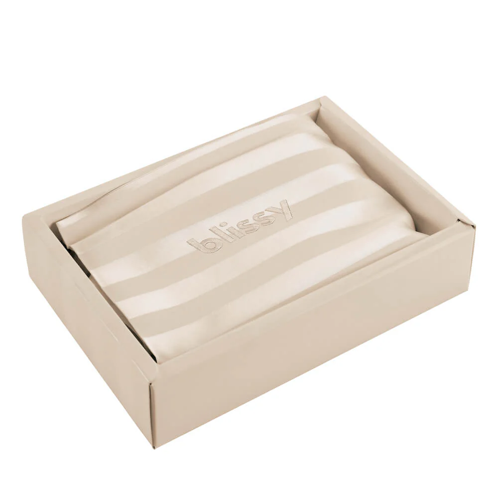 Pillowcase - Champagne Striped - King - Image 5
