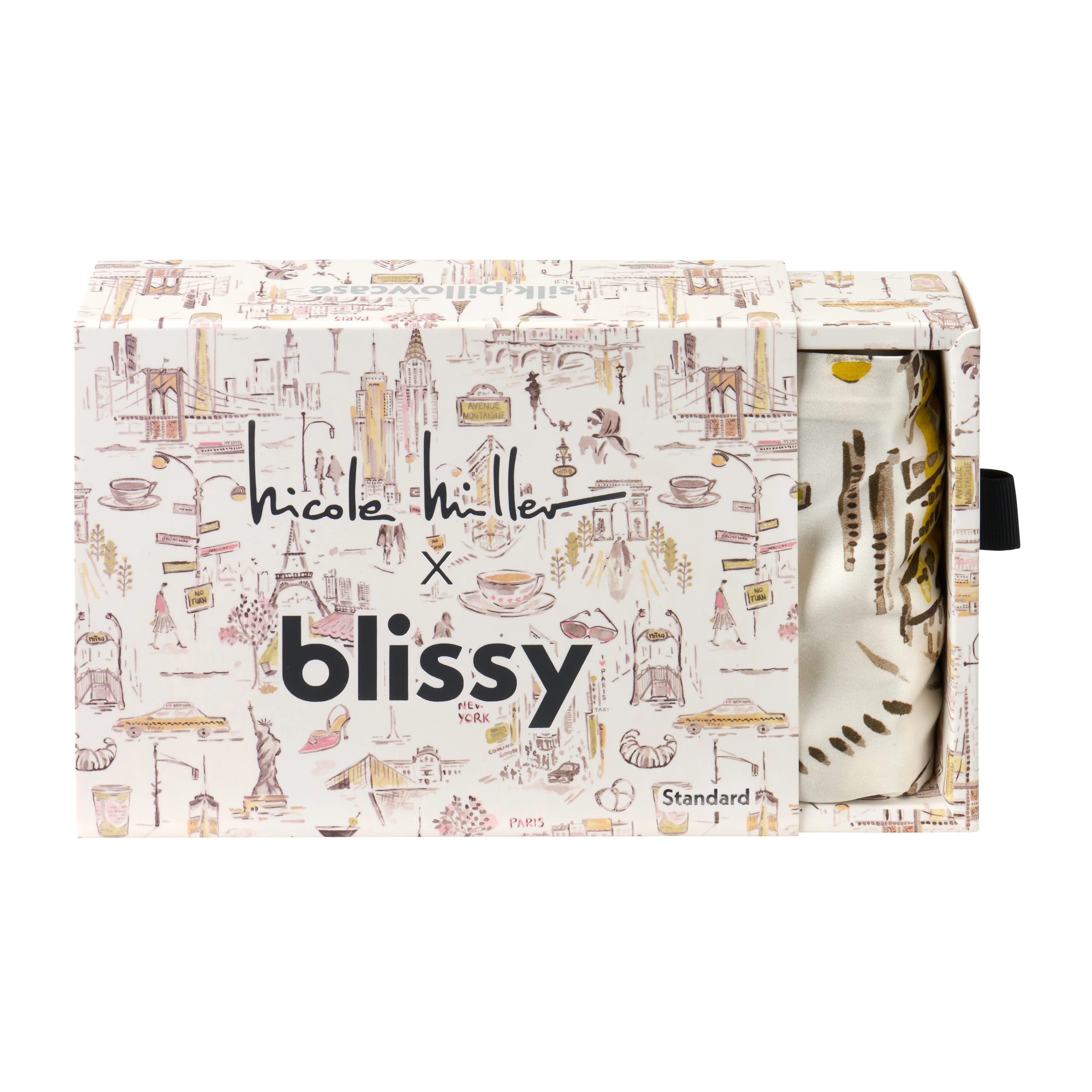 Pillowcase - Nicole Miller - NY to Paris - Queen - Image 6