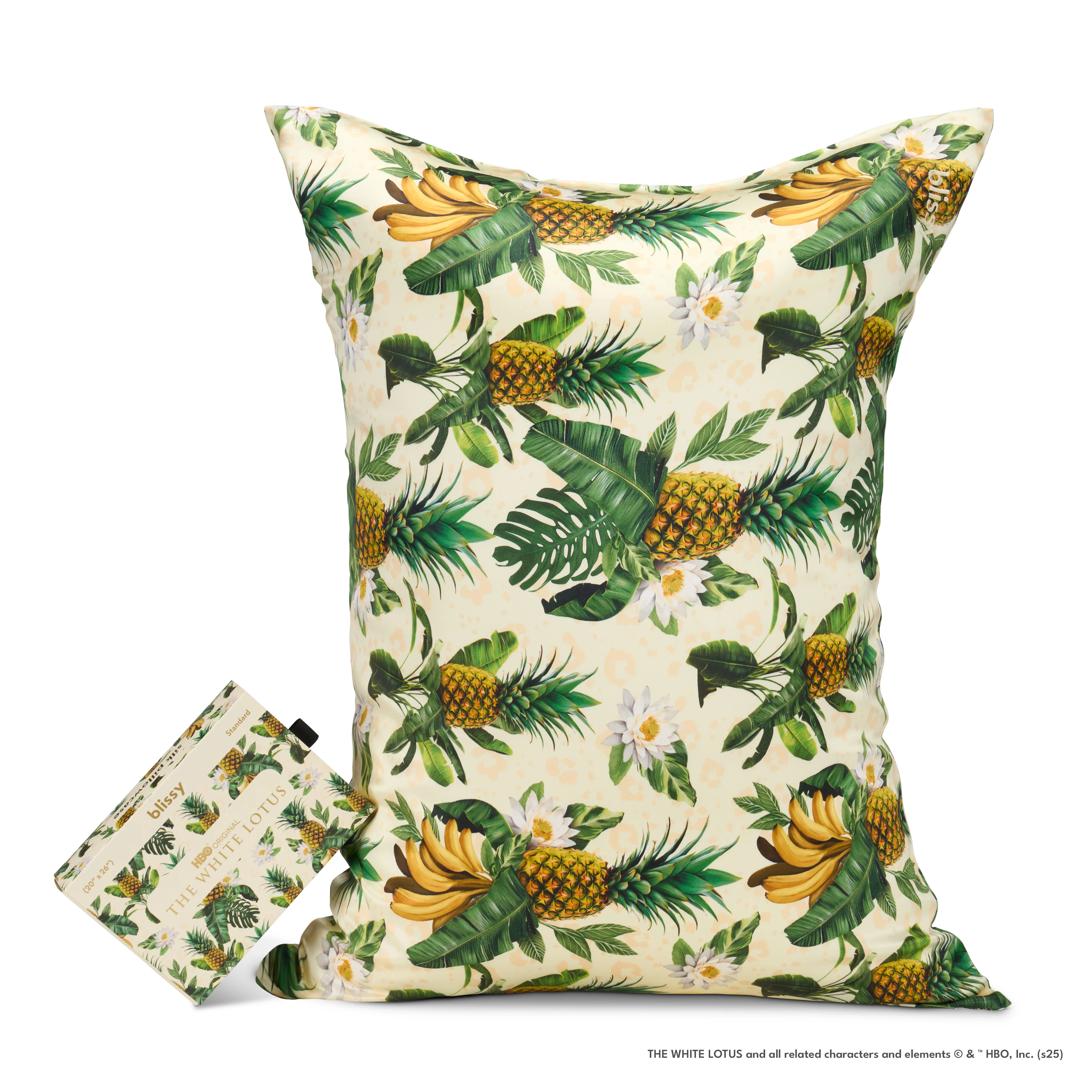 Pillowcase - White Lotus - Pineapple - Queen - Image 3