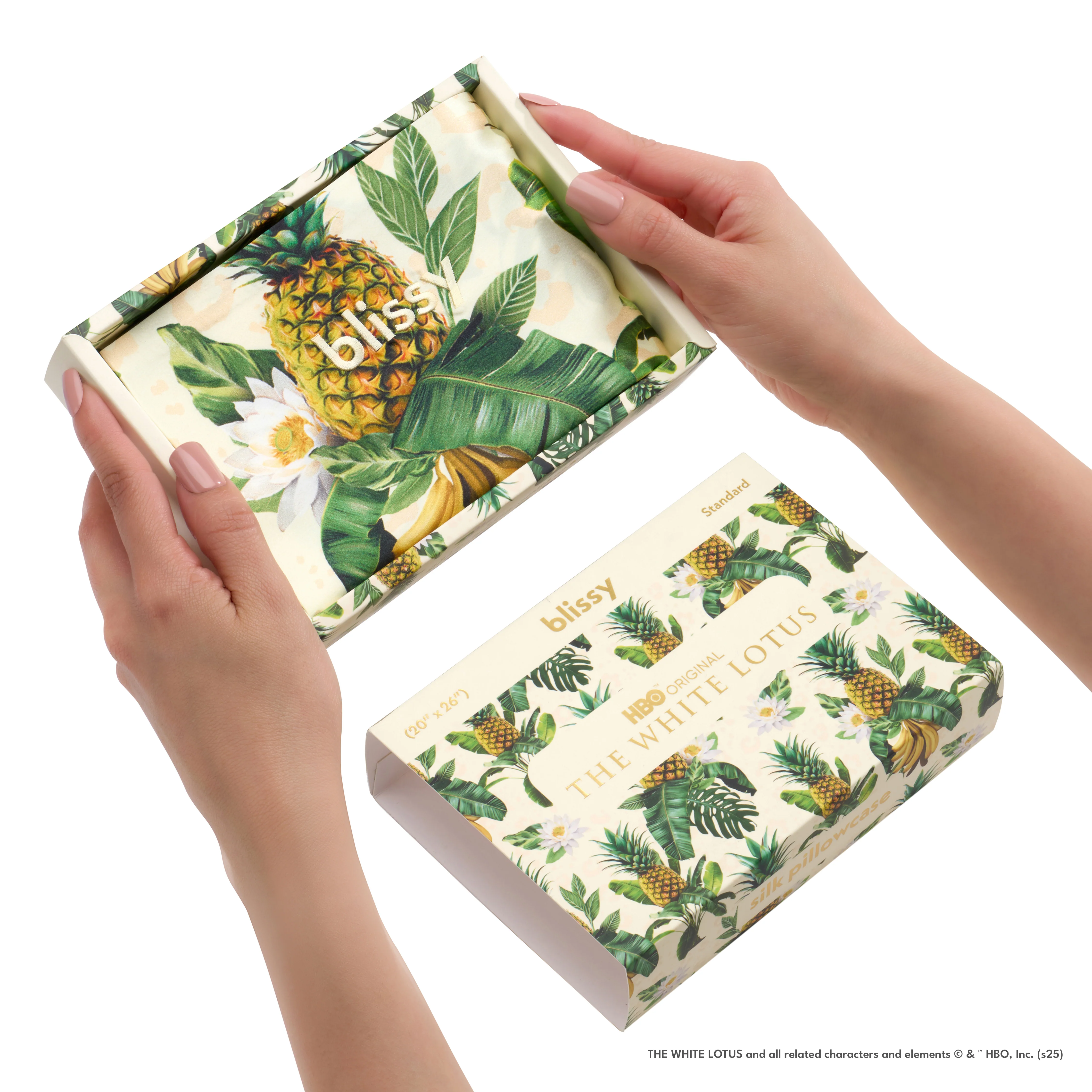 Pillowcase - White Lotus - Pineapple - Queen - Image 6