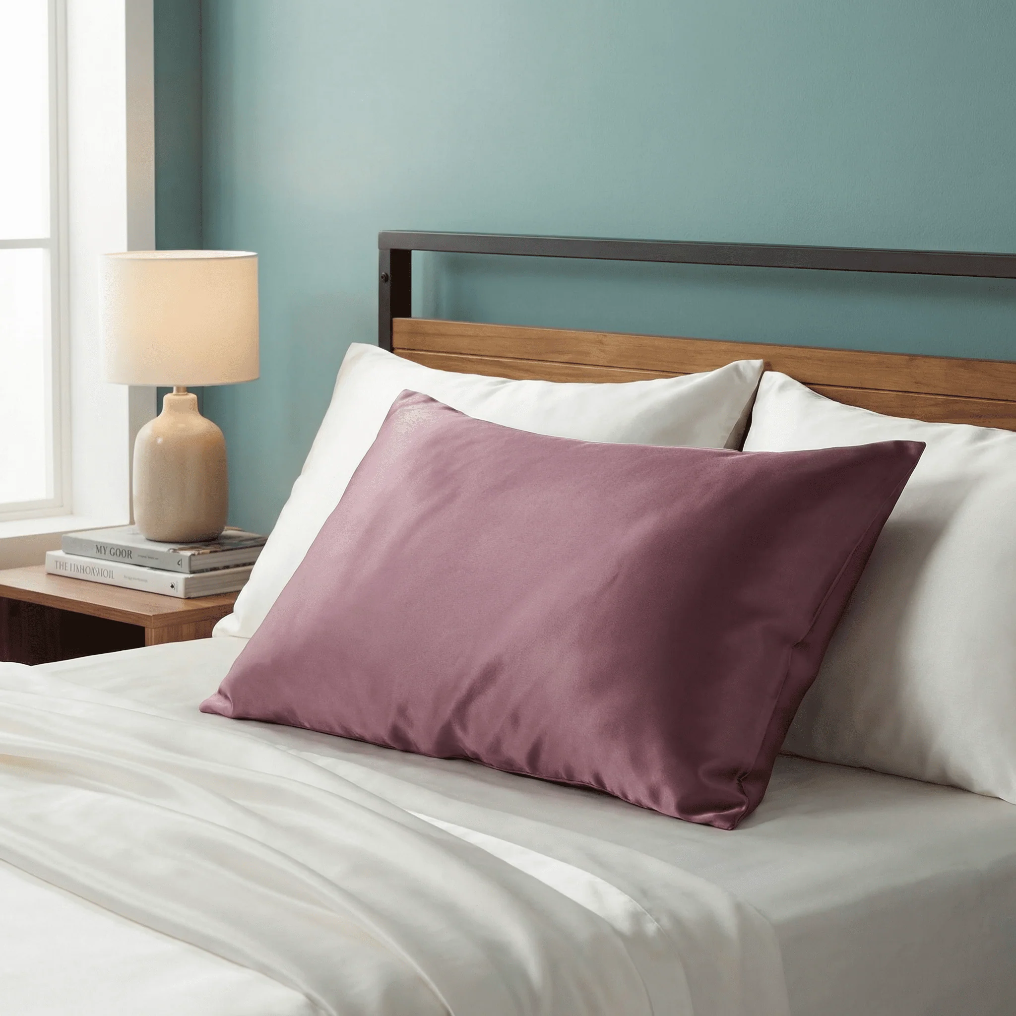 Pillowcase - Plum - King - Image 4