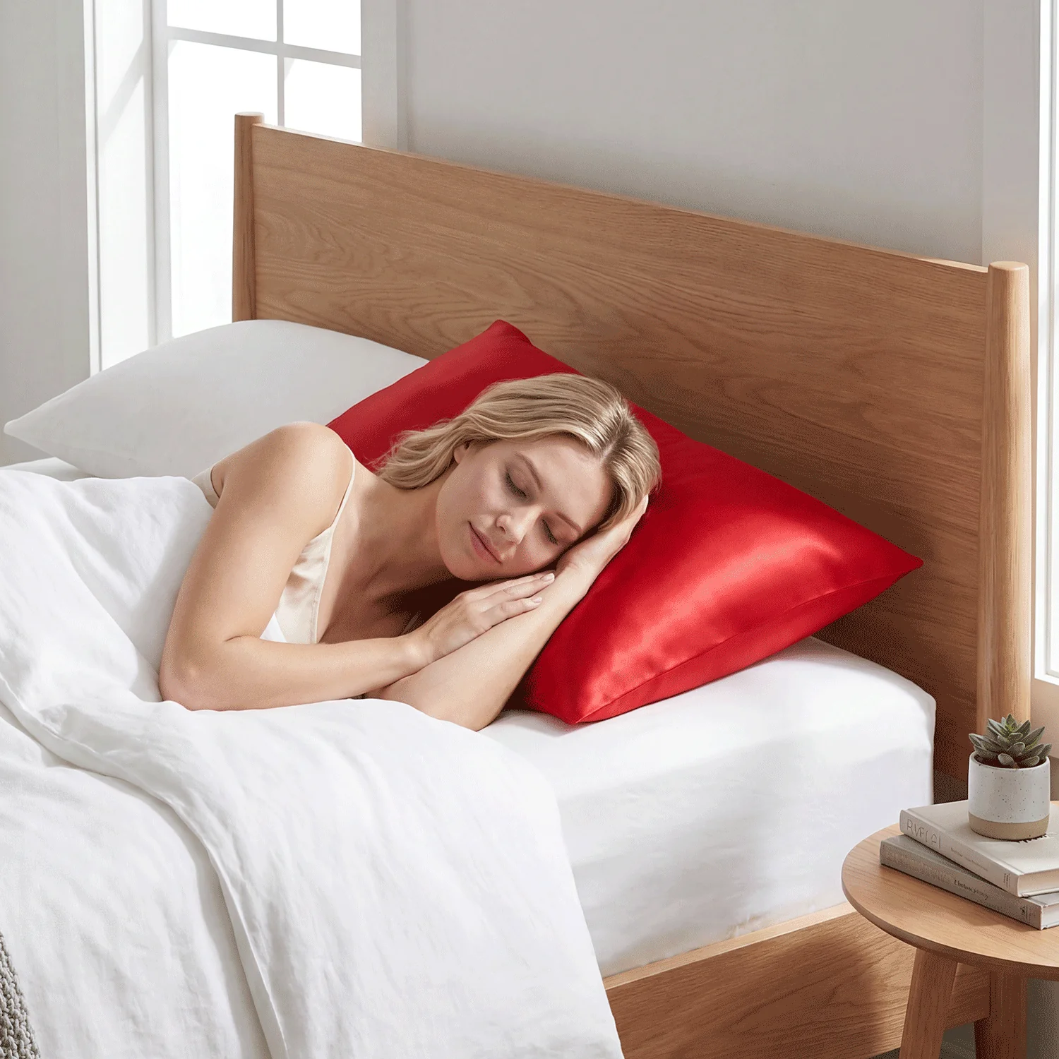 Pillowcase - Red - King - Image 11