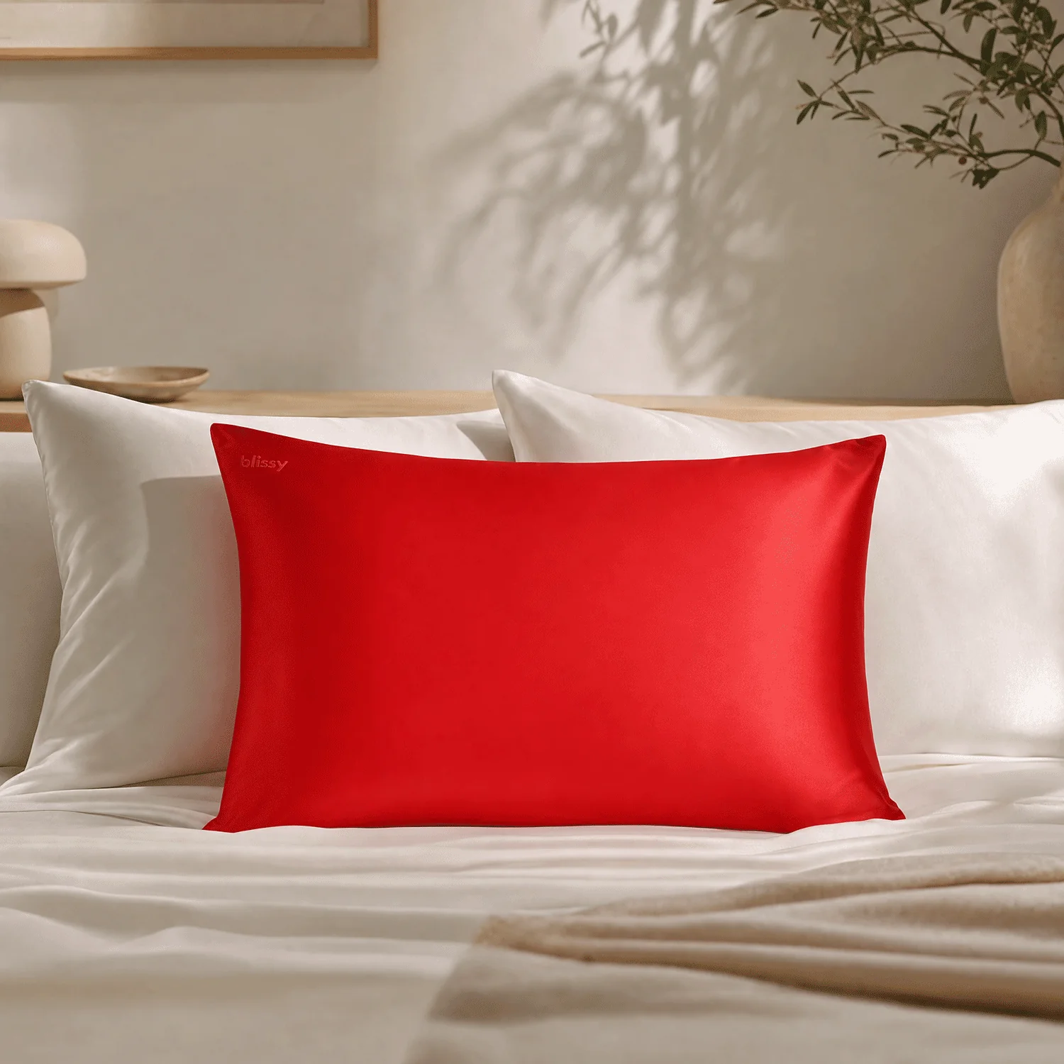 Pillowcase - Red - King - Image 4