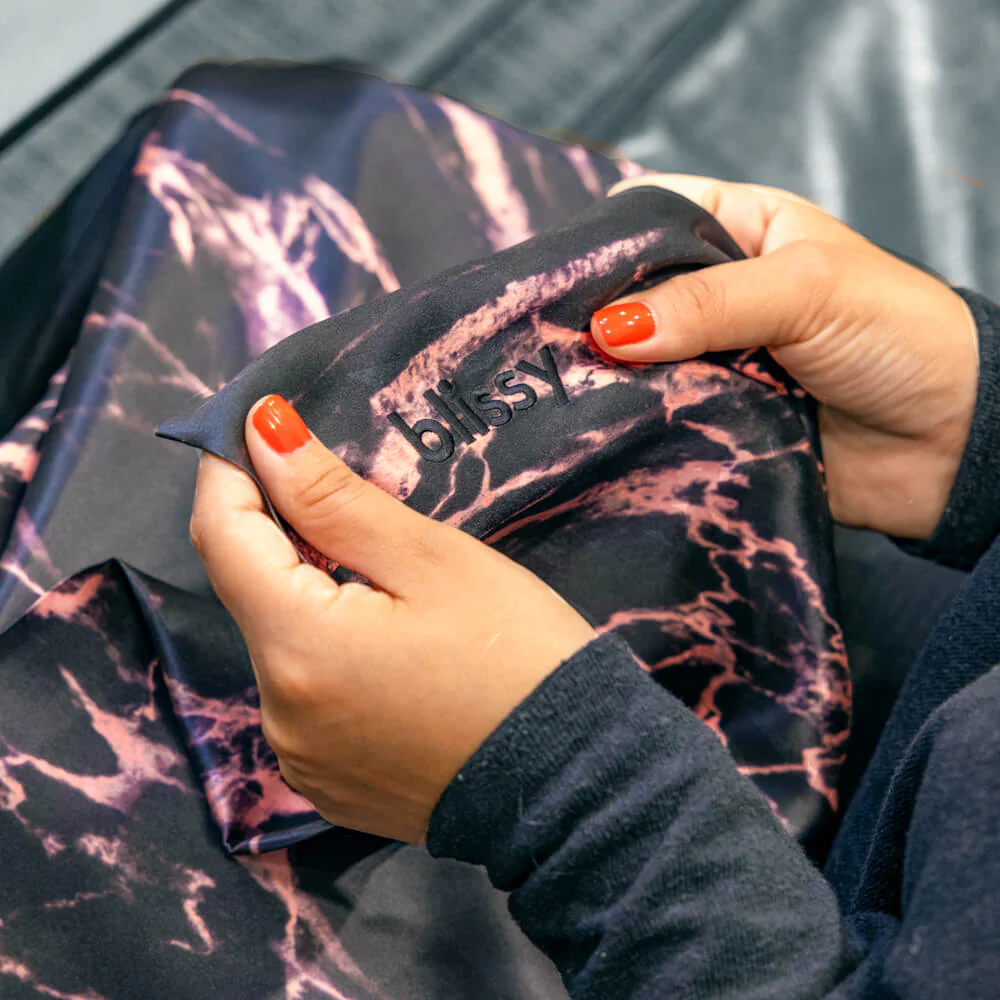 Pillowcase - Rose Black Marble - King - Image 5
