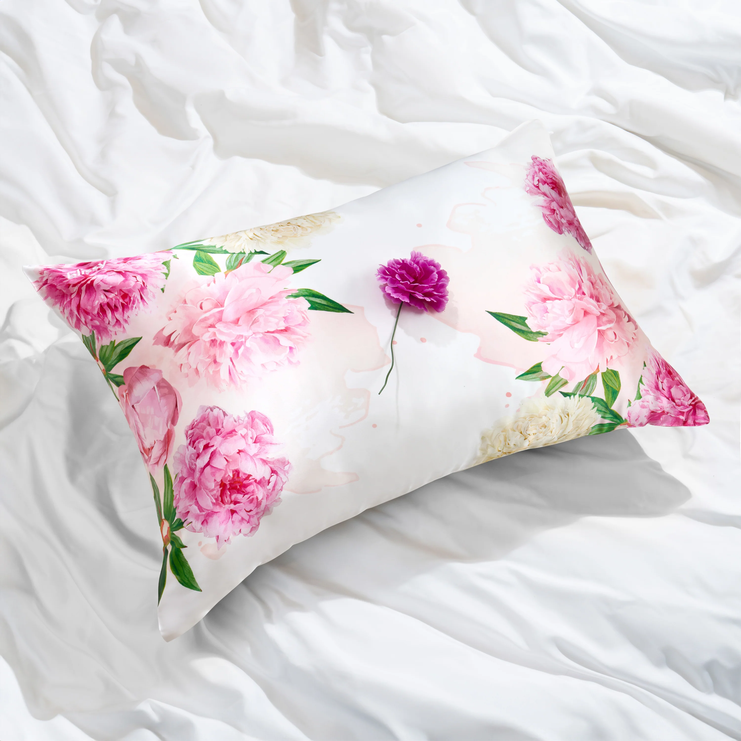 Pillowcase - Zodiac Flower - Sagittarius Carnations - King - Image 11