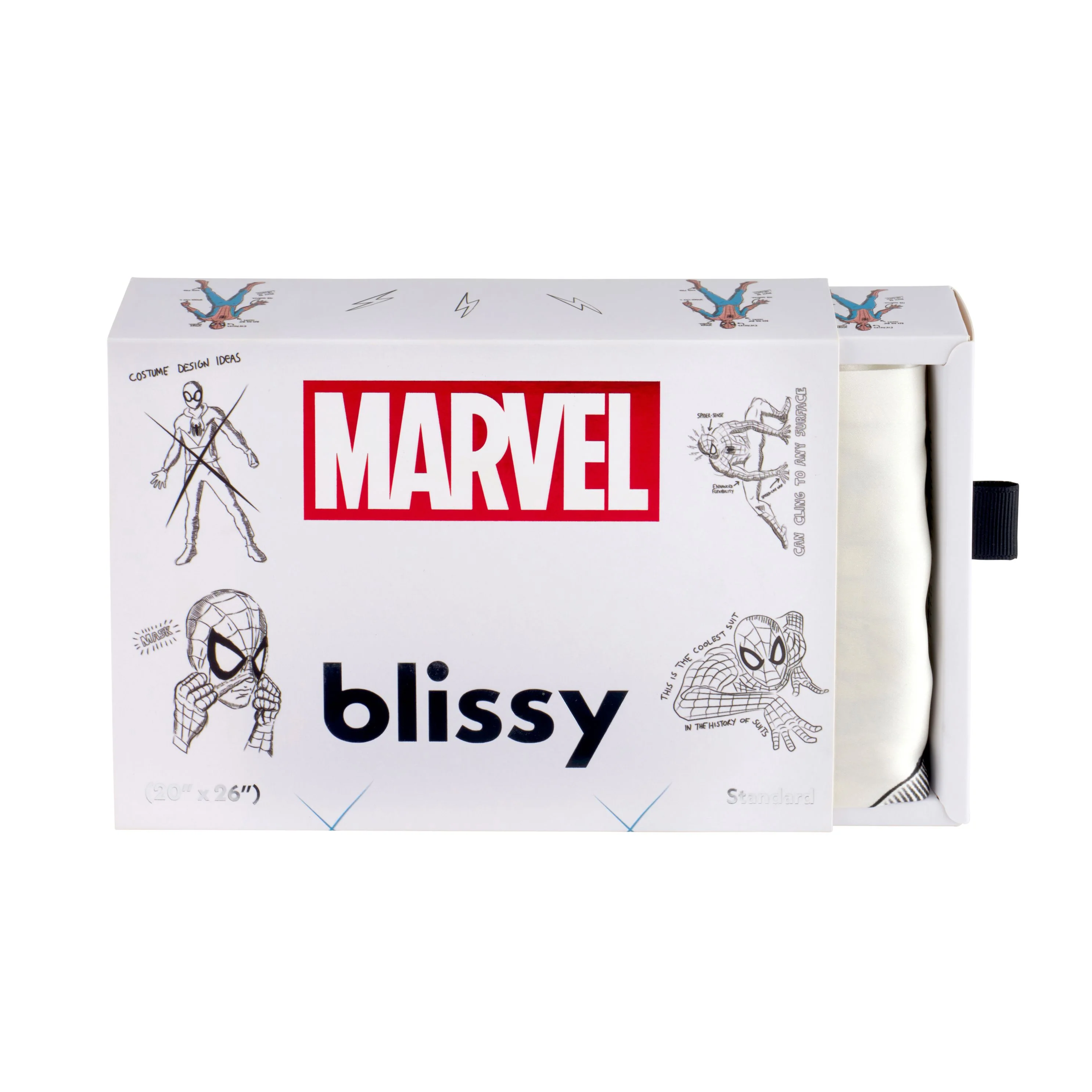 Pillowcase - Spider-Man - Spidey Costume Sketch - Queen - Image 5