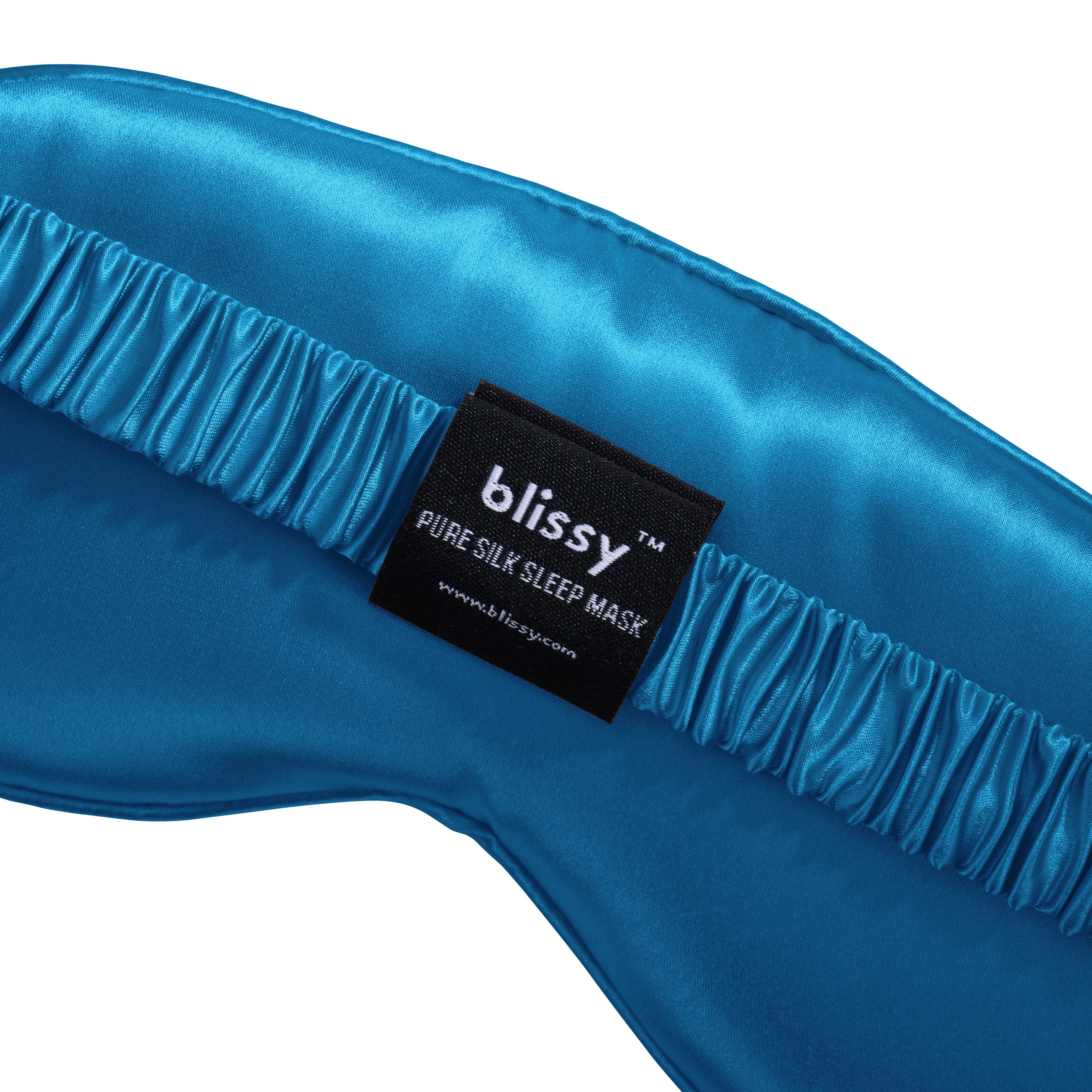 Sleep Mask - Aqua - Diamond Quilted - Image 10