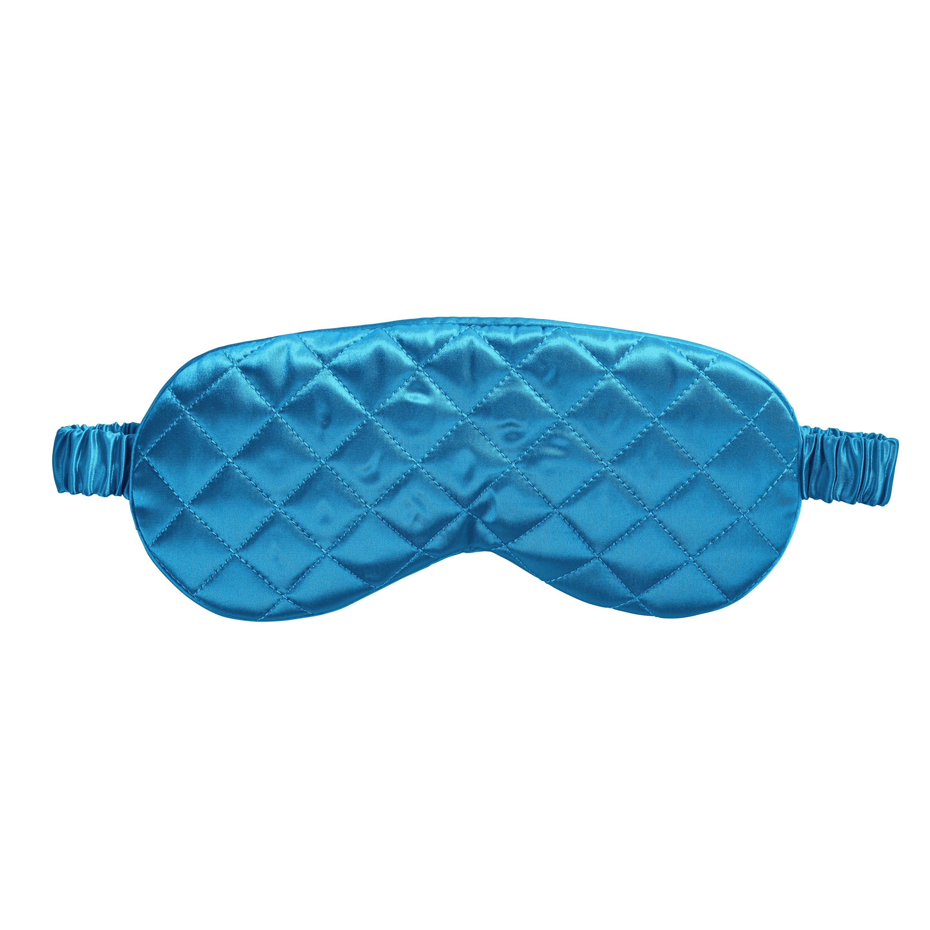 Sleep Mask - Aqua - Diamond Quilted - Image 6