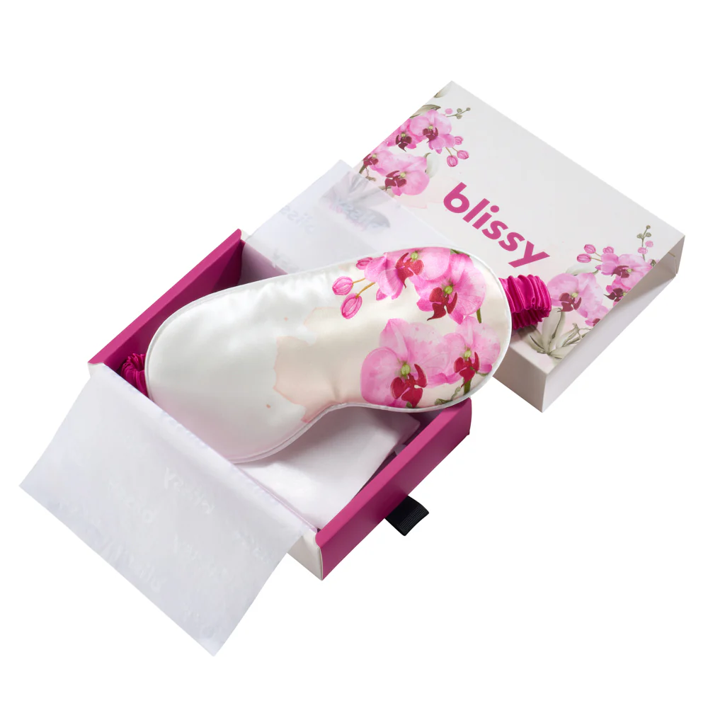 Sleep Mask - Zodiac Flower - Aquarius Orchid - Image 2