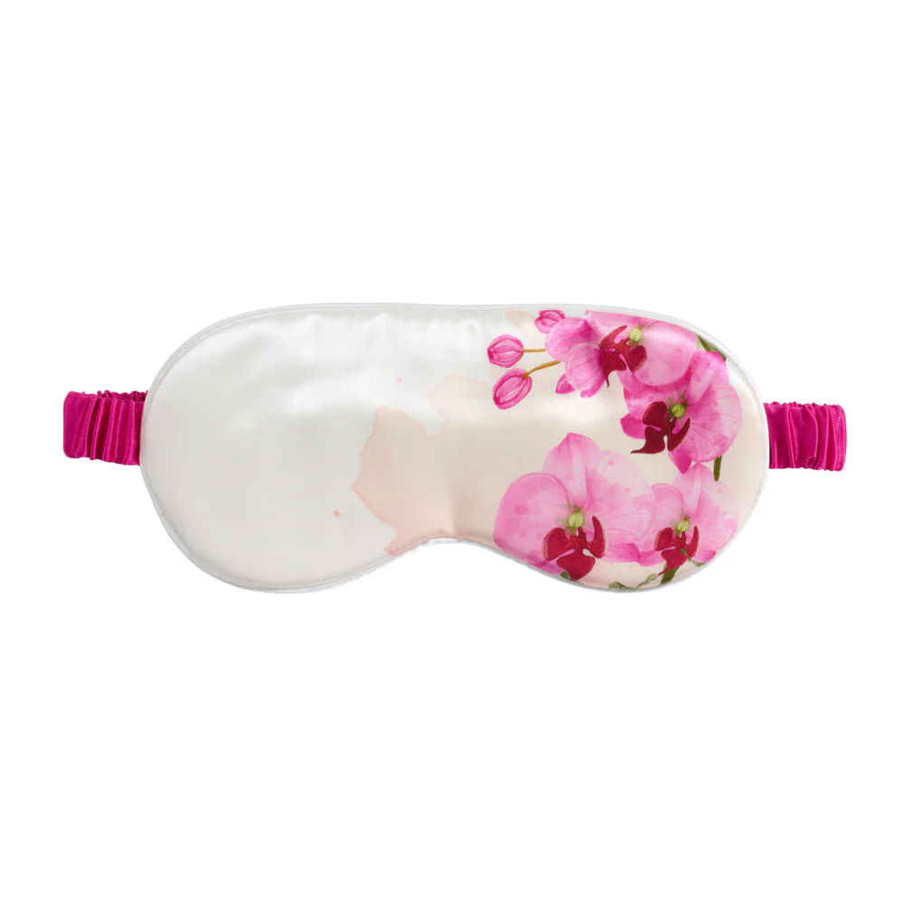 Sleep Mask - Zodiac Flower - Aquarius Orchid - Image 4