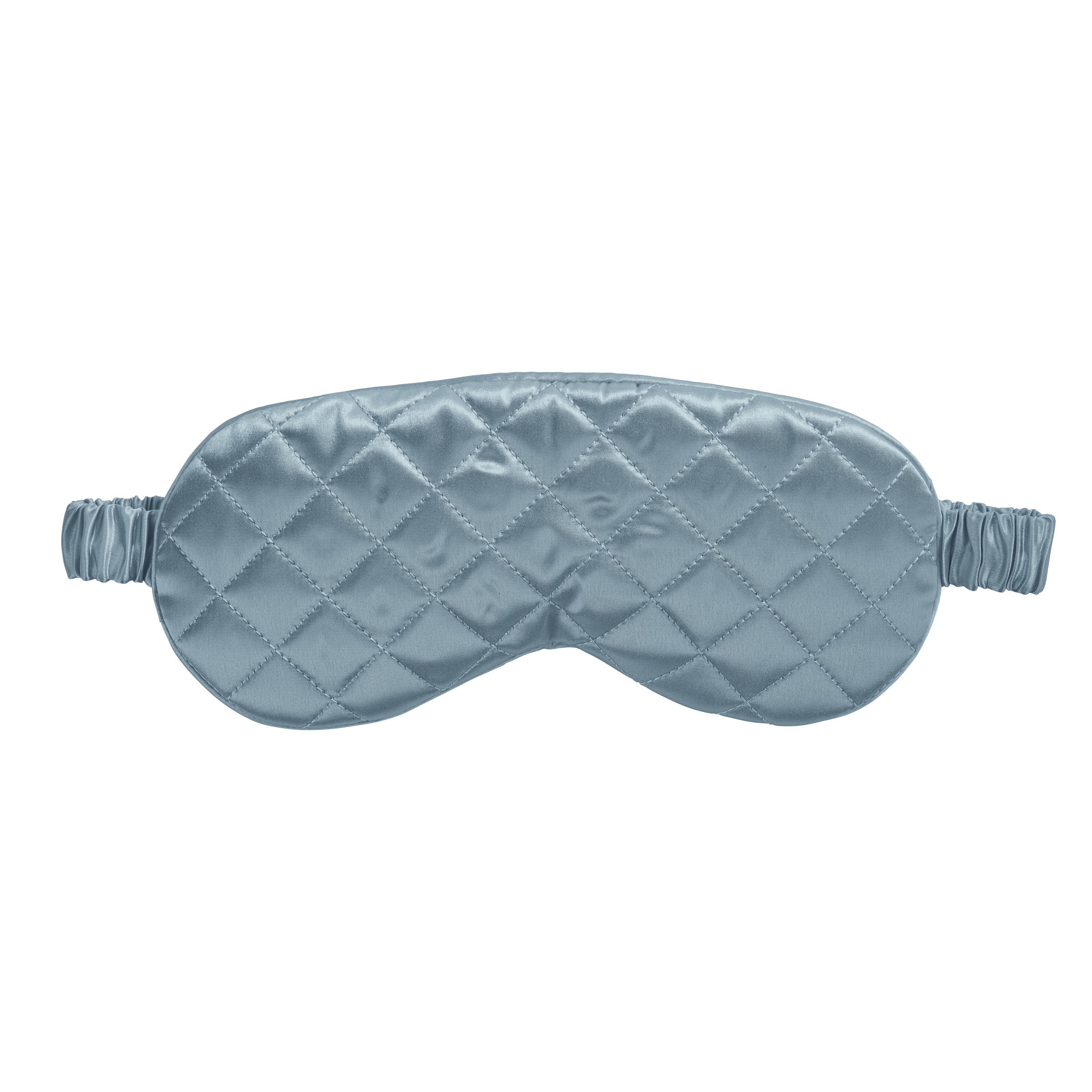 Sleep Mask - Ash Blue - Diamond Quilted - Image 7