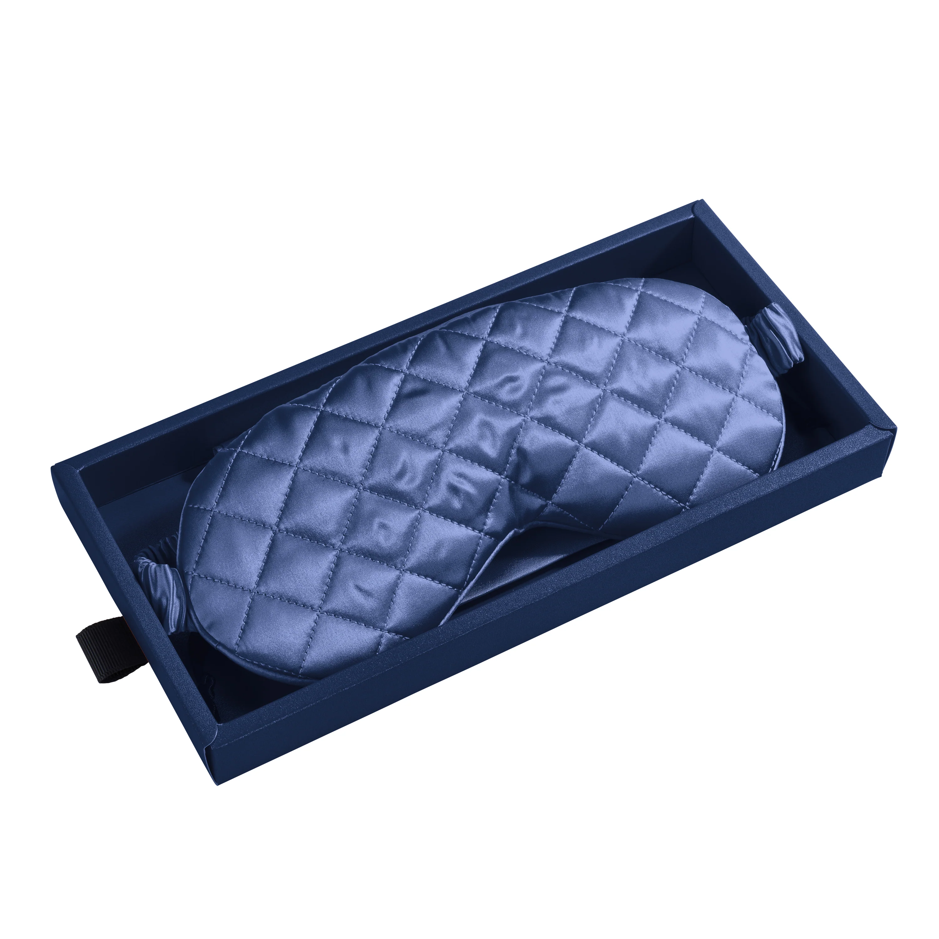 Sleep Mask - Blue - Diamond Quilted - Image 5