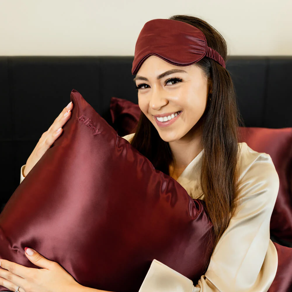 Sleep Mask - Burgundy - Image 2