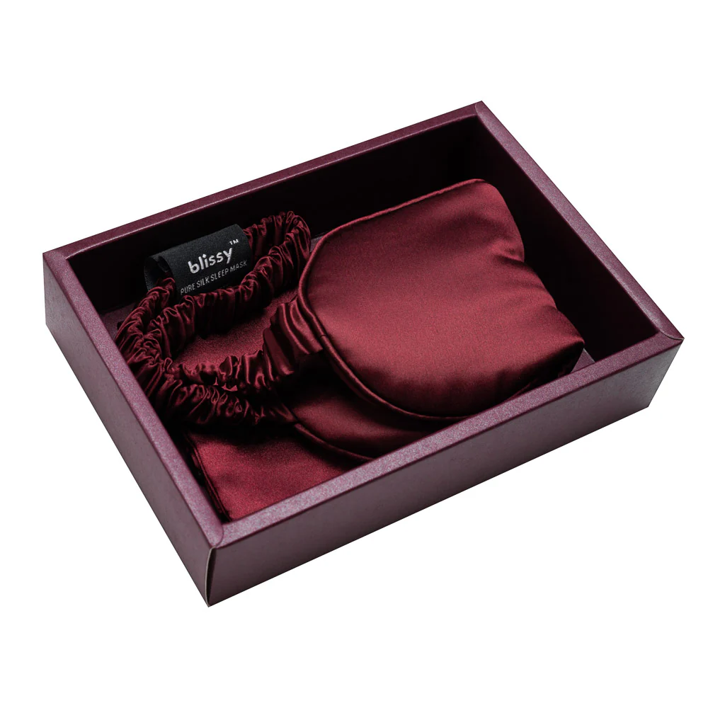 Sleep Mask - Burgundy - Image 7