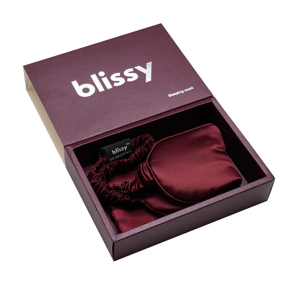 Sleep Mask - Burgundy - Image 9