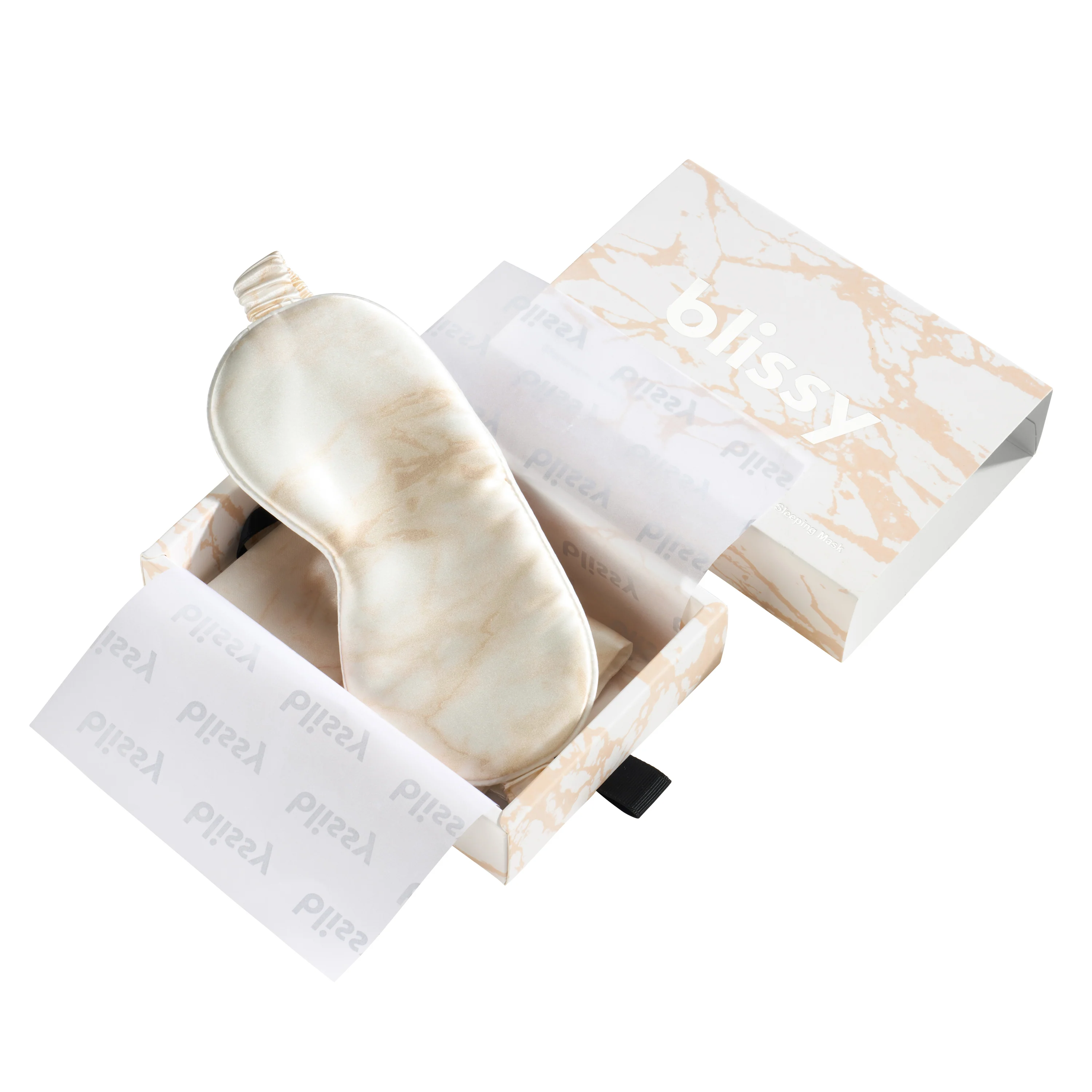 Sleep Mask - Champagne Marble - Image 2