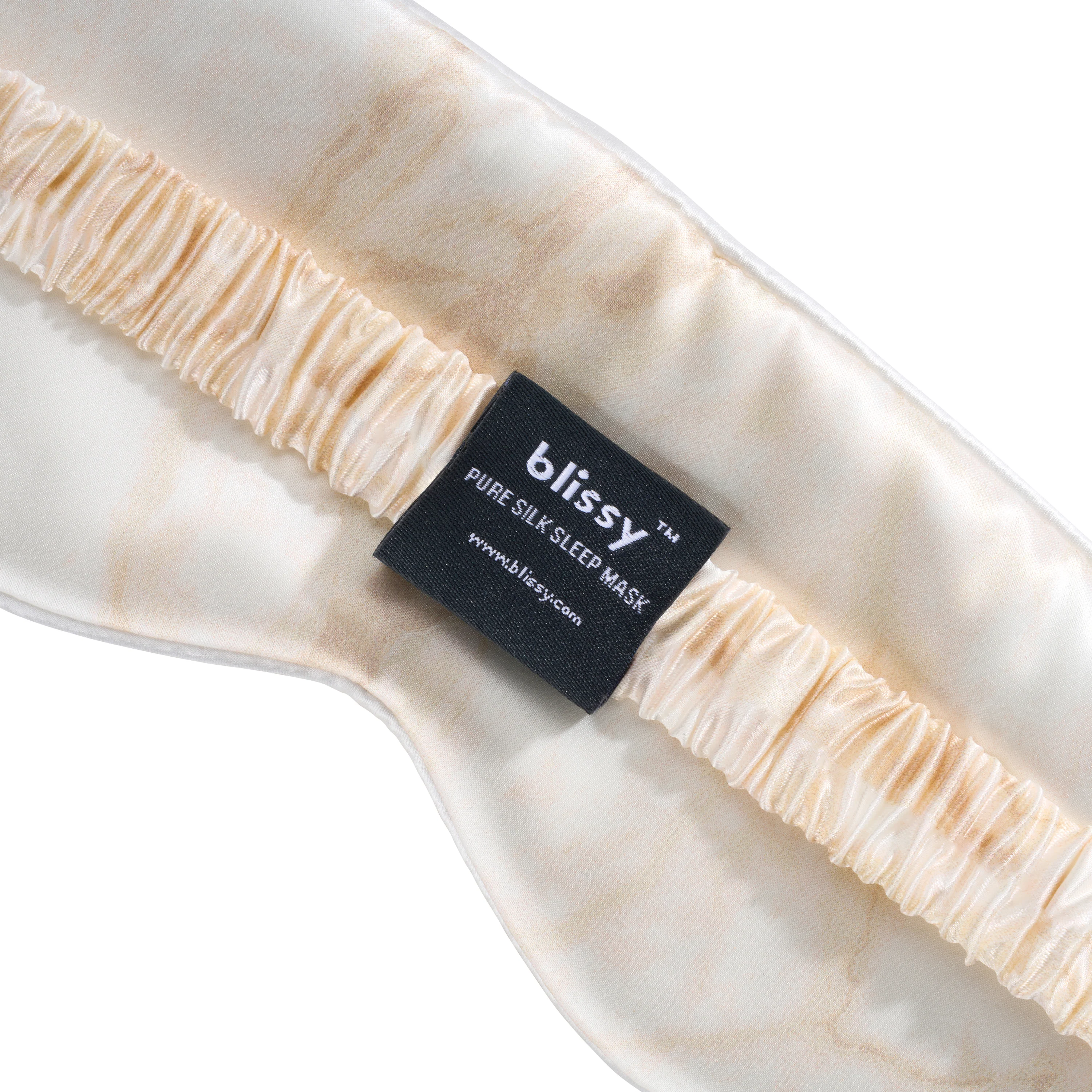 Sleep Mask - Champagne Marble - Image 4
