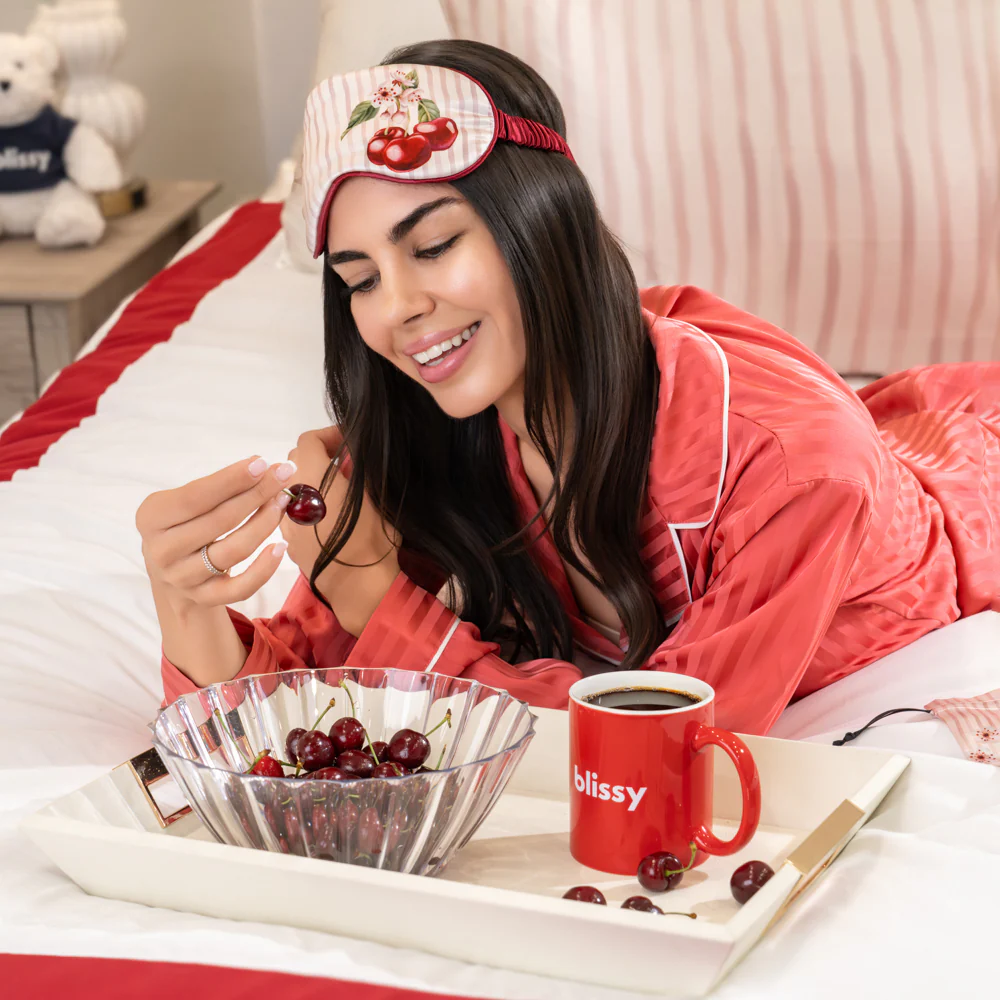 Sleep Mask - Cherry Blossom - Image 6