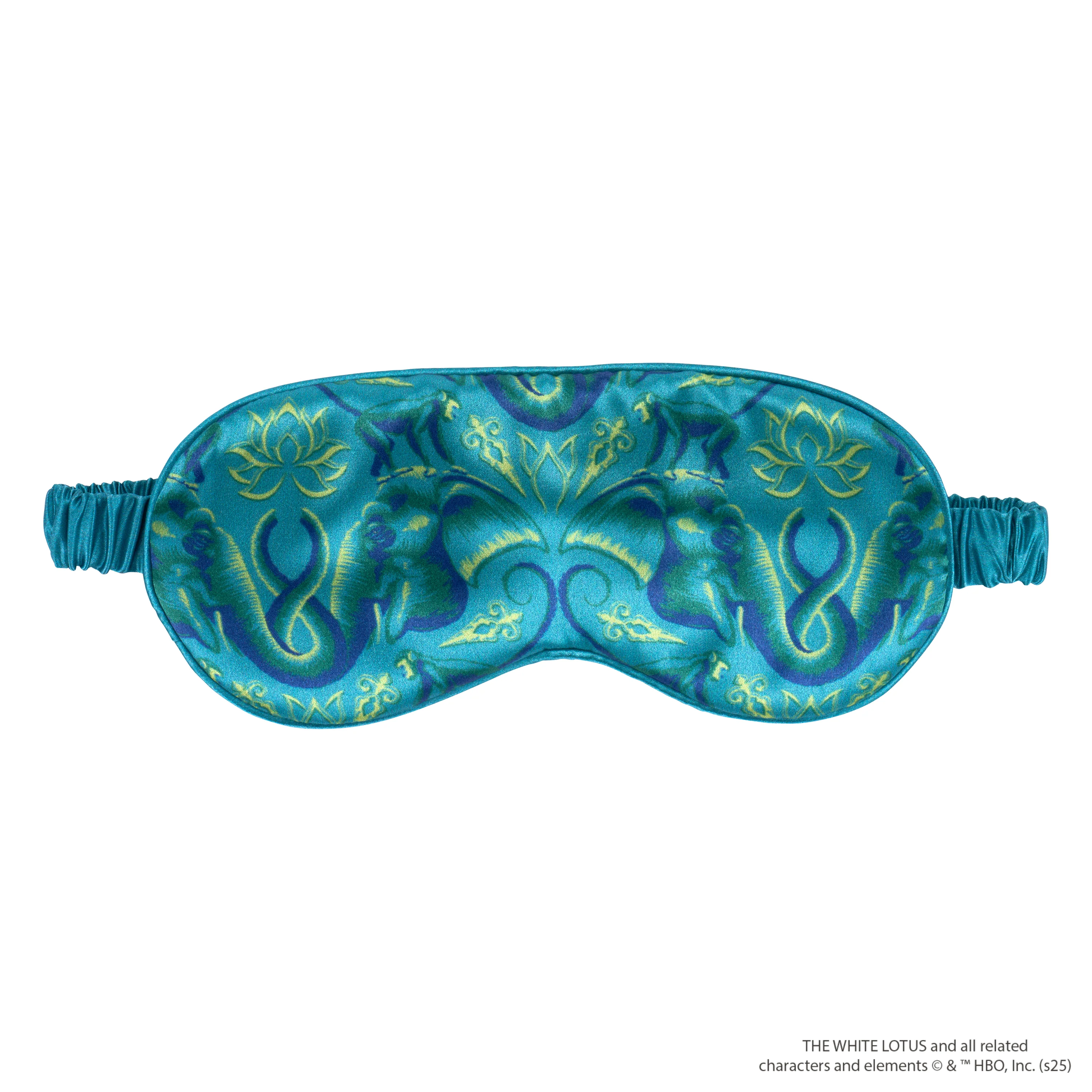 Sleep Mask - White Lotus - Emerald Jungle - Image 3