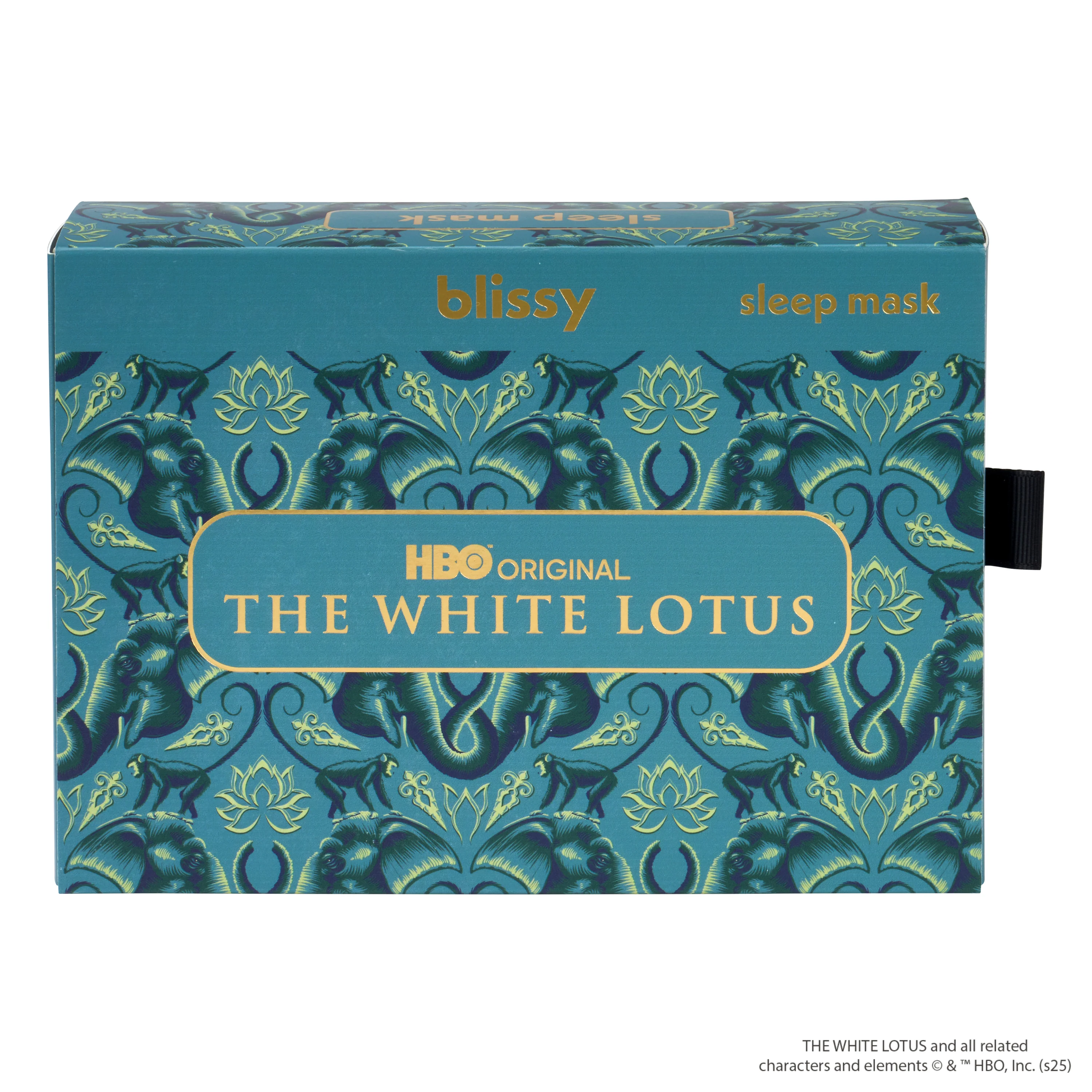 Sleep Mask - White Lotus - Emerald Jungle - Image 7