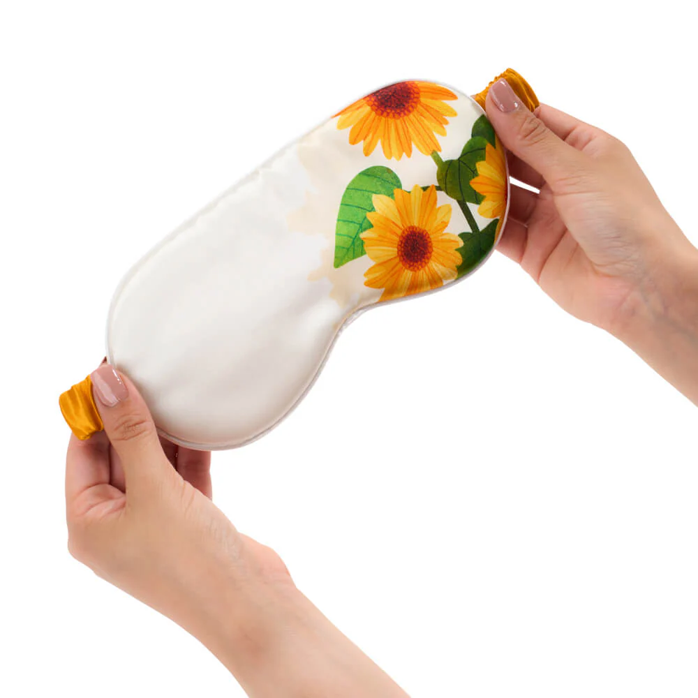 Sleep Mask - Zodiac Flower - Leo Sunflower - Image 7