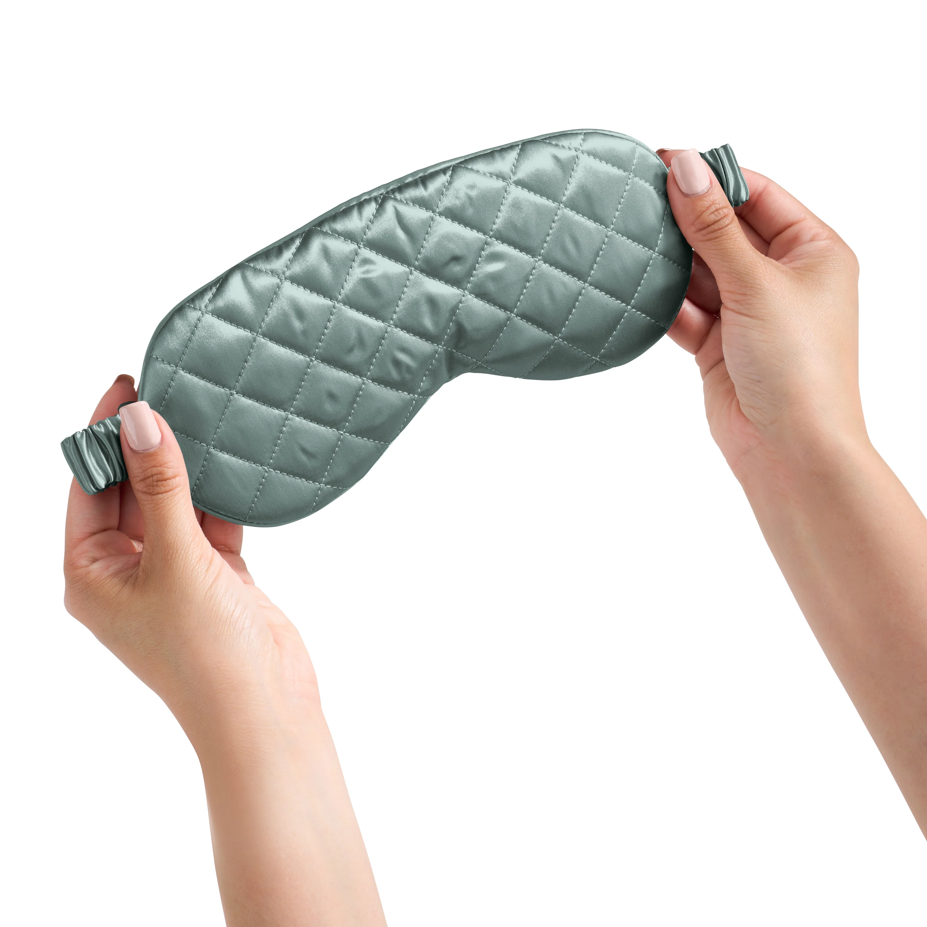 Sleep Mask - Matcha - Diamond Quilted - Image 6
