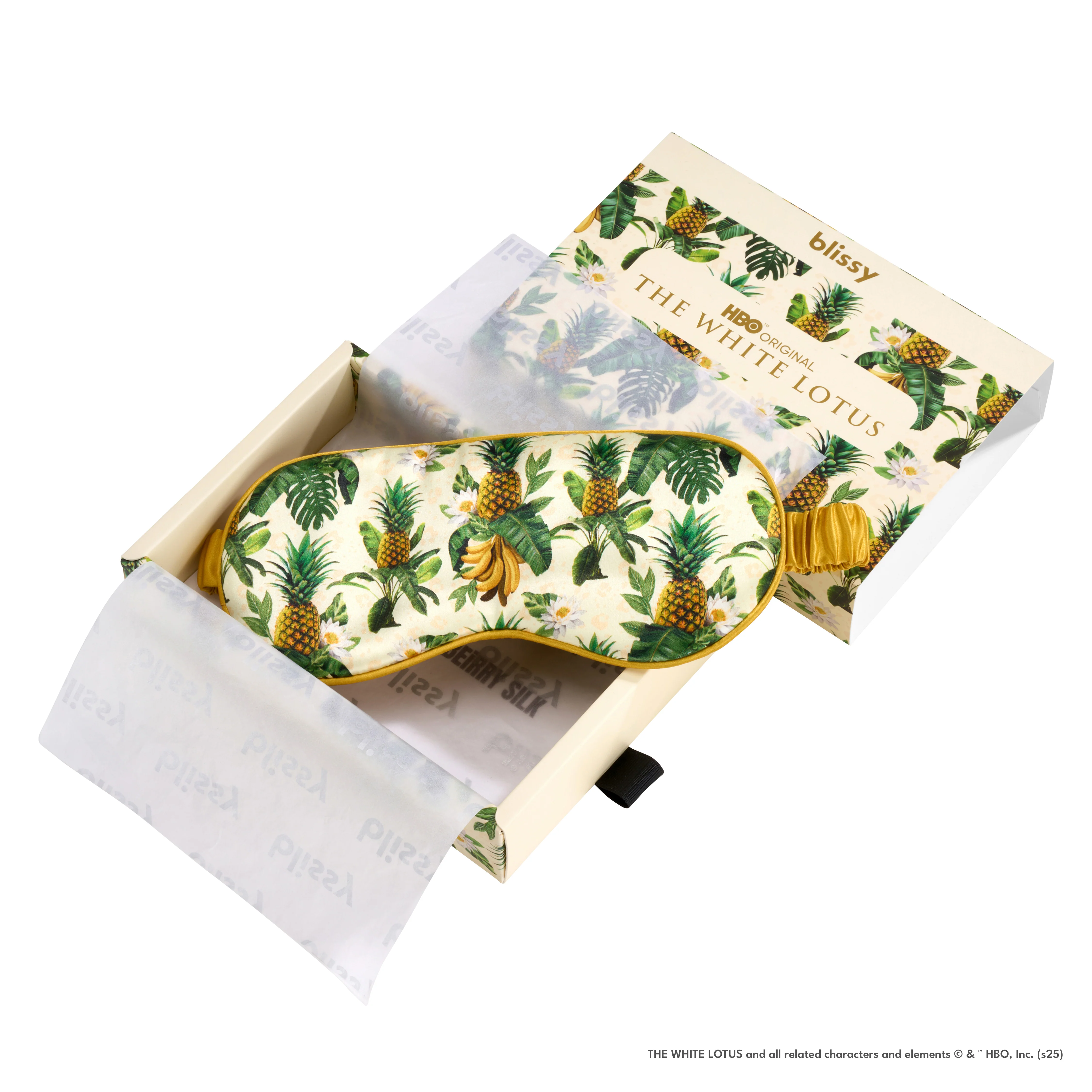 Sleep Mask - White Lotus - Pineapple - Image 4