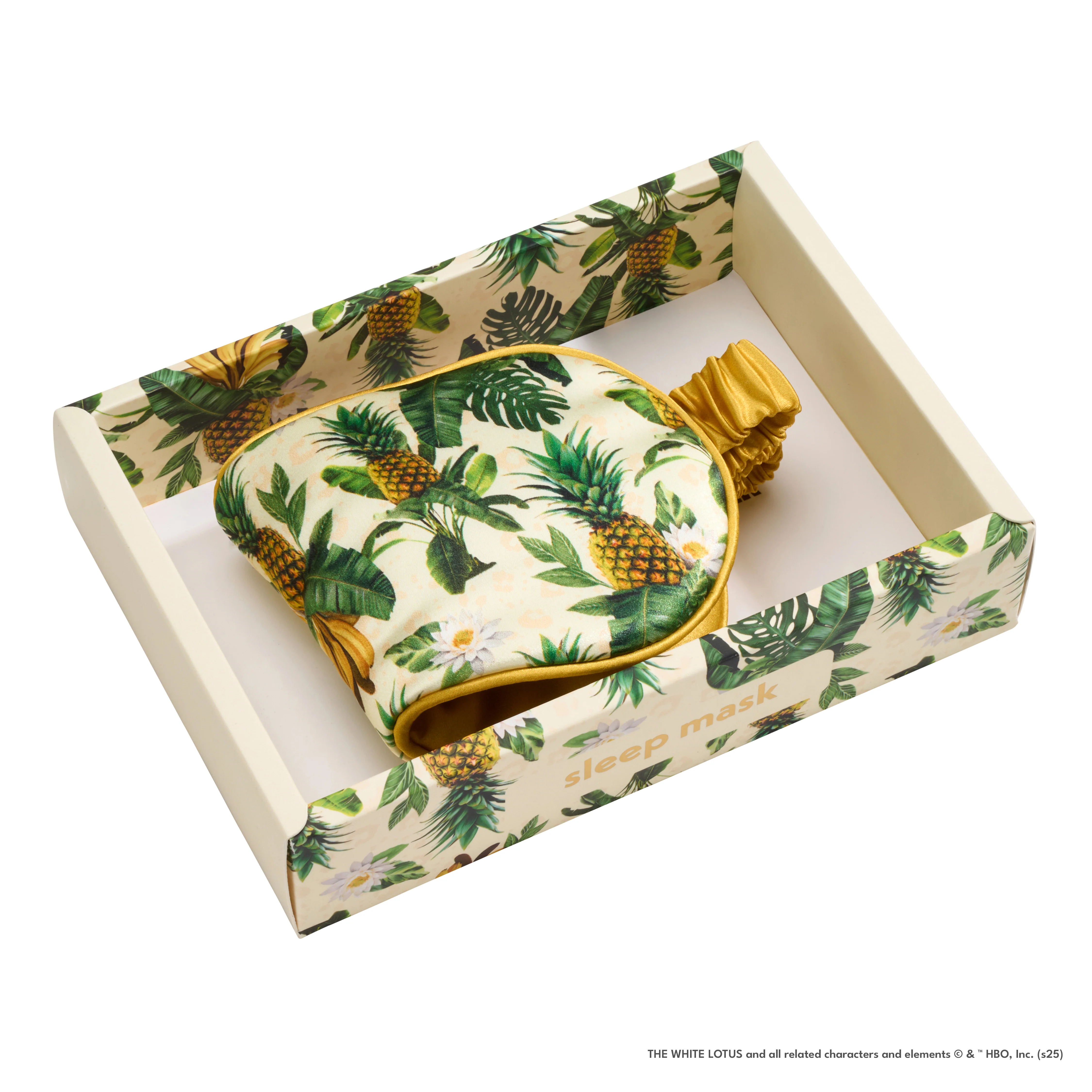 Sleep Mask - White Lotus - Pineapple - Image 5