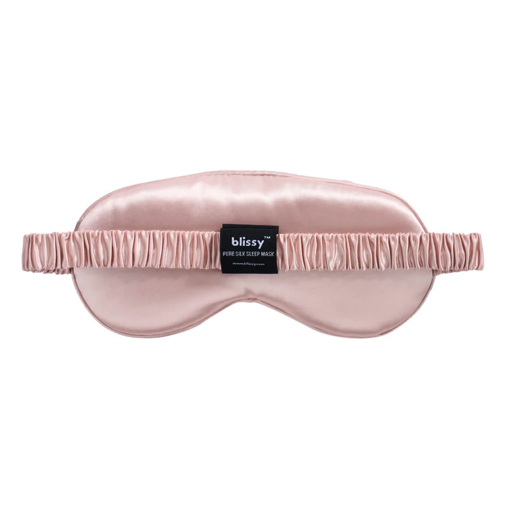 Sleep Mask - Pink - Diamond Quilted - Image 6
