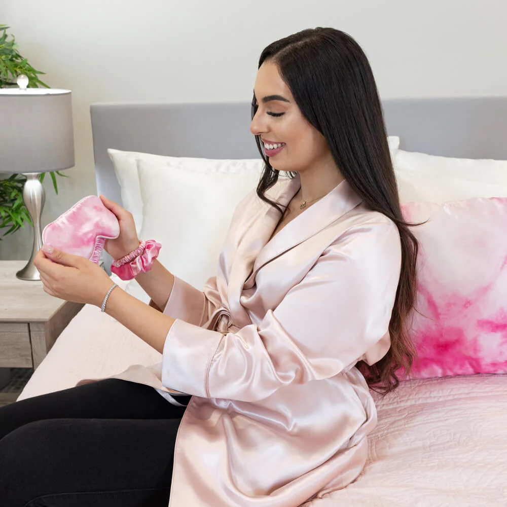 Sleep Mask - Pink Tie-Dye - Image 11