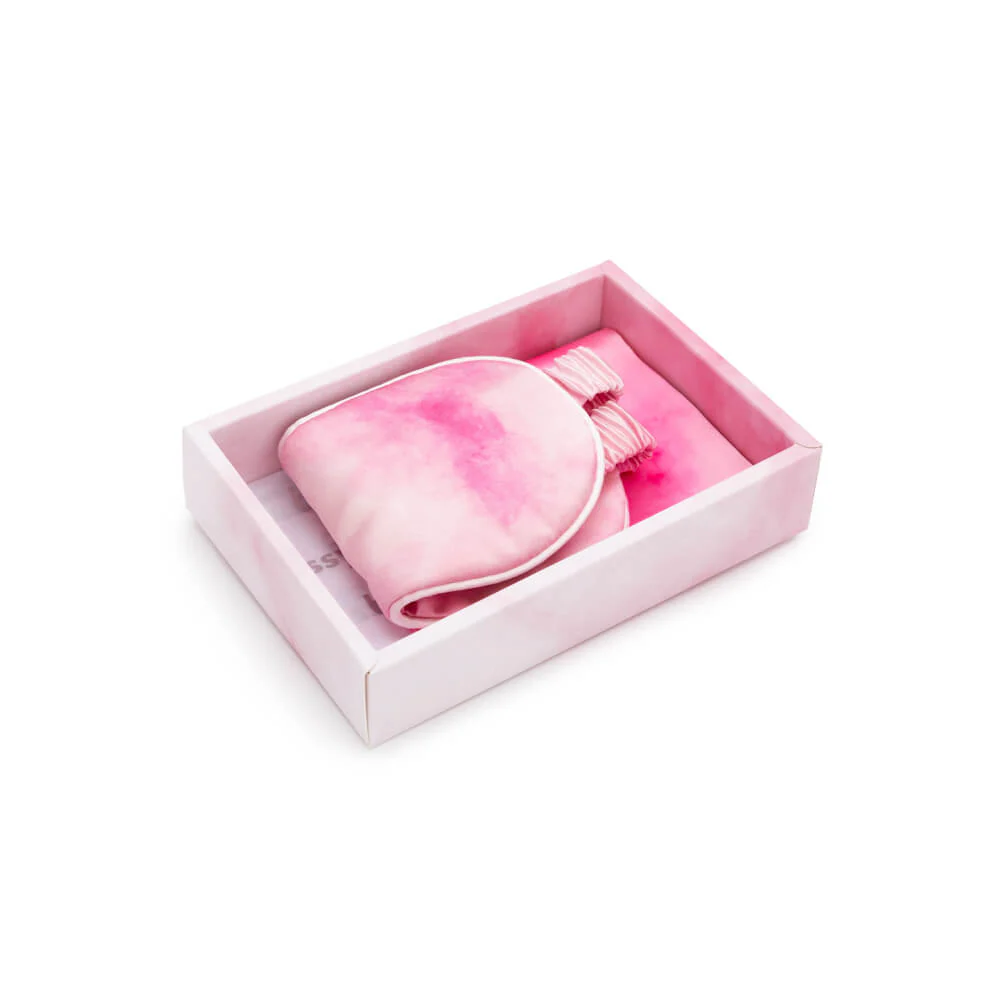 Sleep Mask - Pink Tie-Dye - Image 5