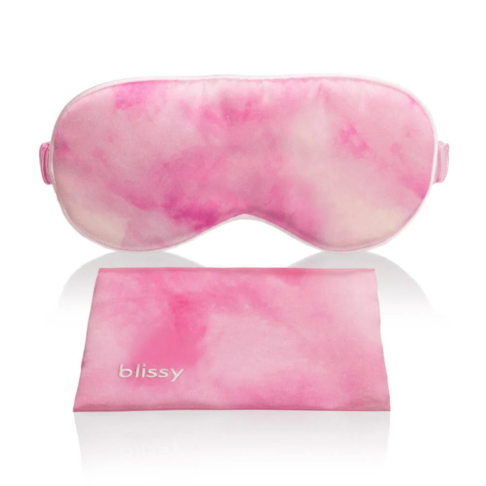 Sleep Mask - Pink Tie-Dye - Image 6