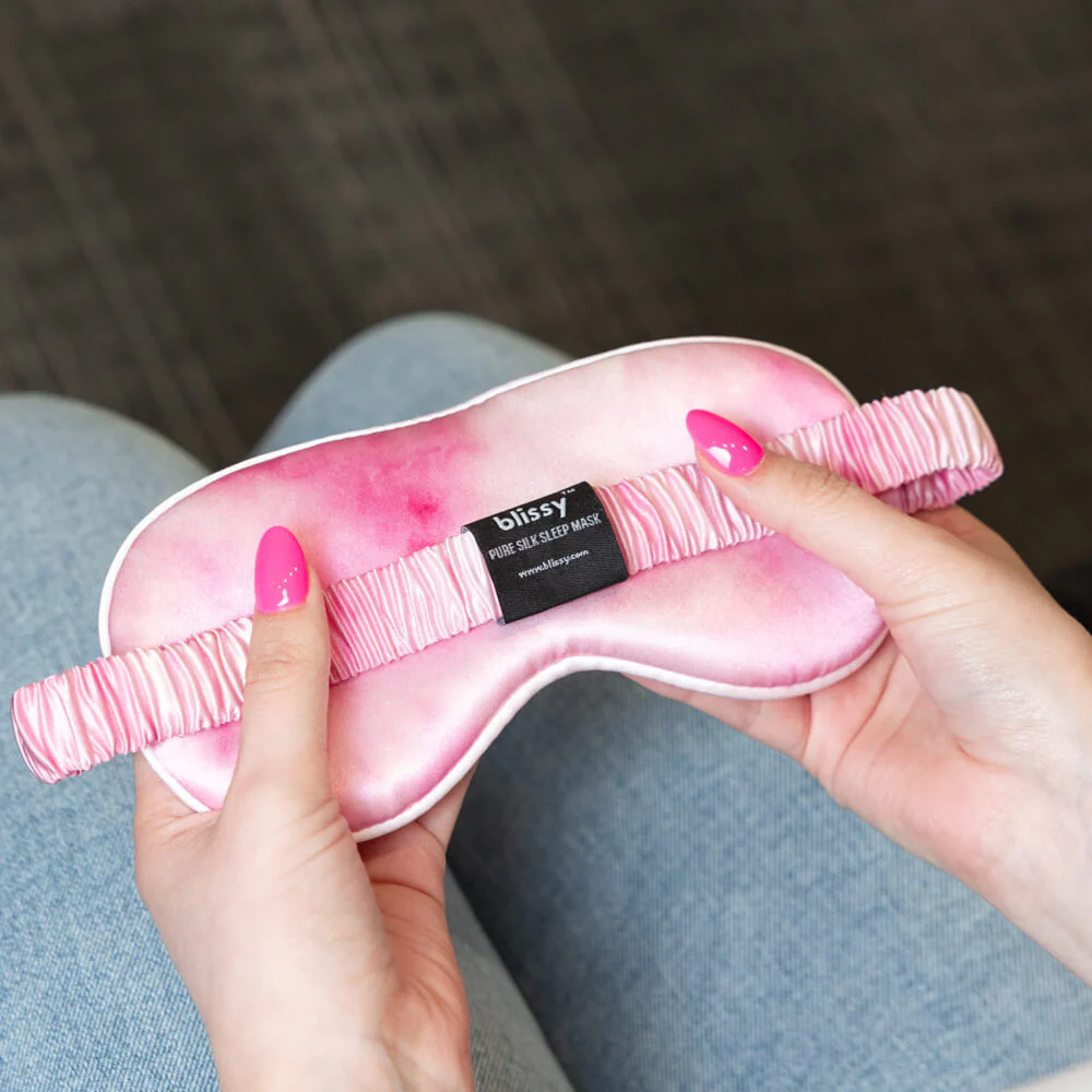 Sleep Mask - Pink Tie-Dye - Image 8
