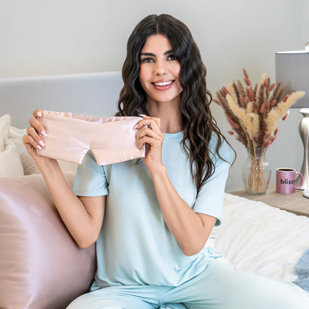 Sleep Mask - Pink - Weighted - Image 6