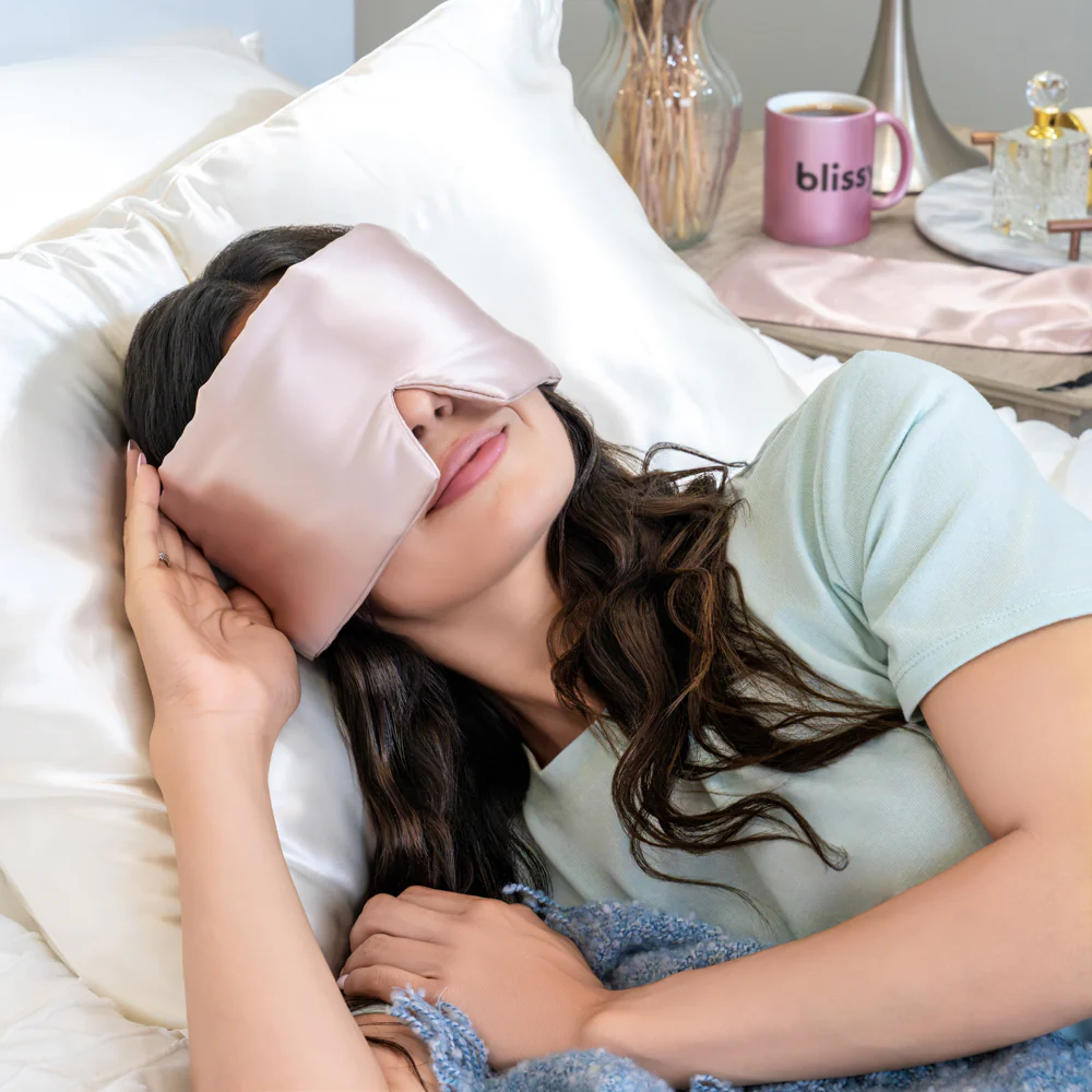 Sleep Mask - Pink - Weighted - Image 7