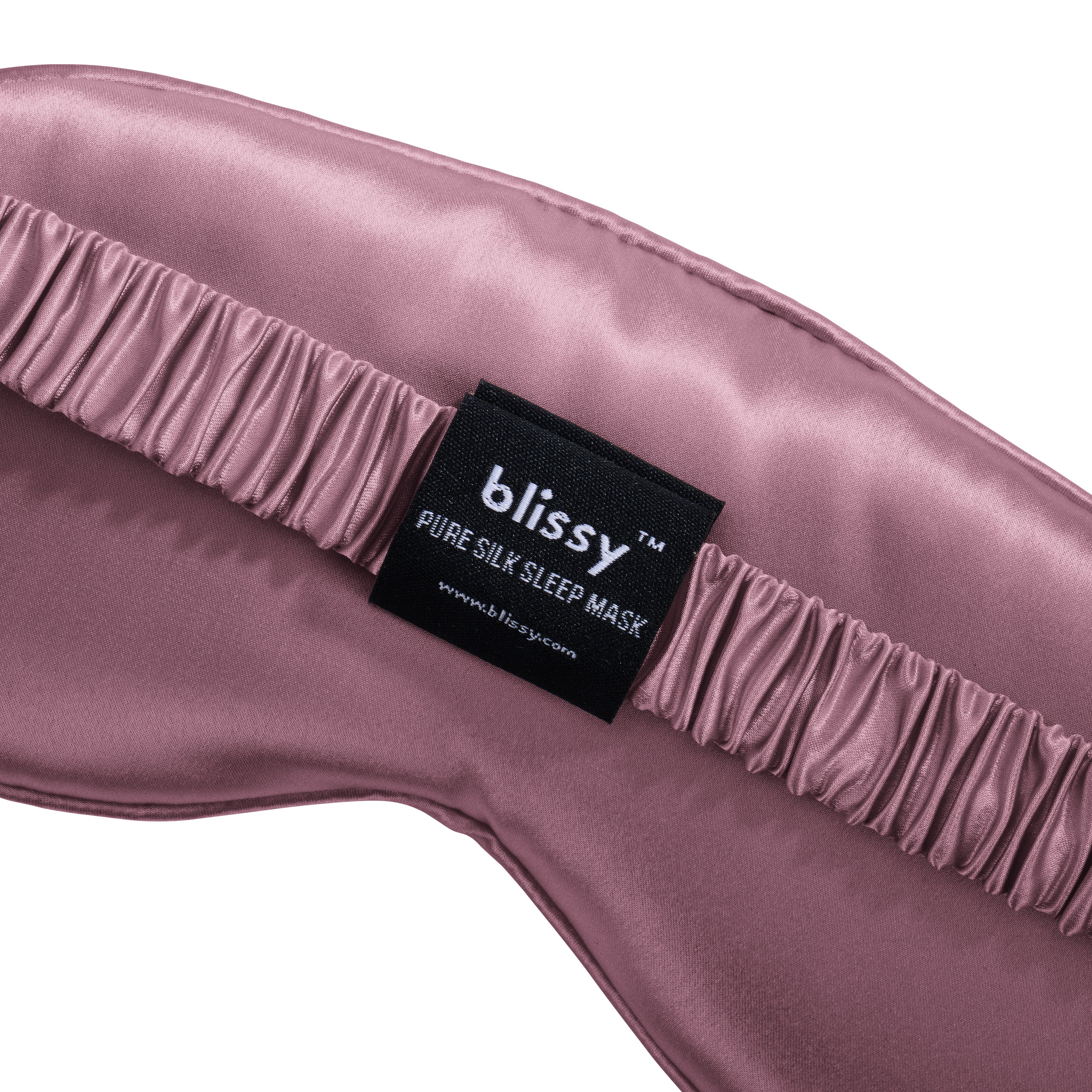 Sleep Mask - Plum - Diamond Quilted - Image 8