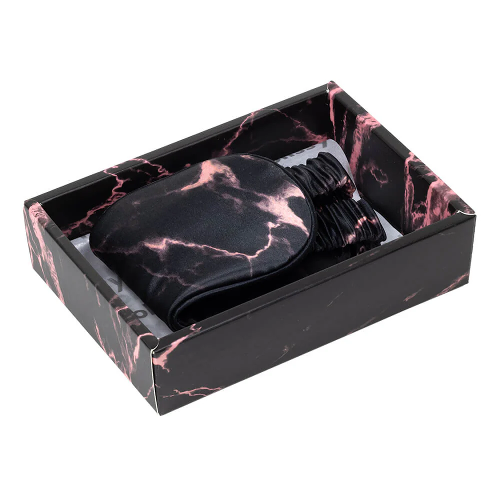 Sleep Mask - Rose Black Marble - Image 6