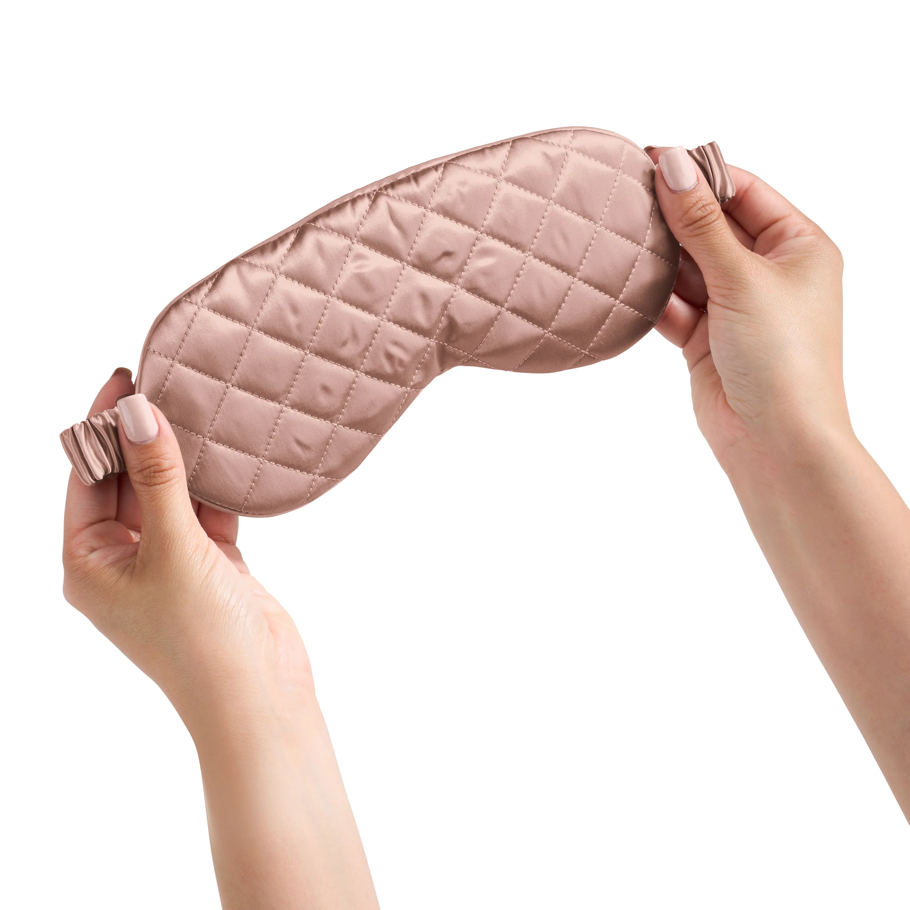 Sleep Mask - Rose Gold - Diamond Quilted - Image 7