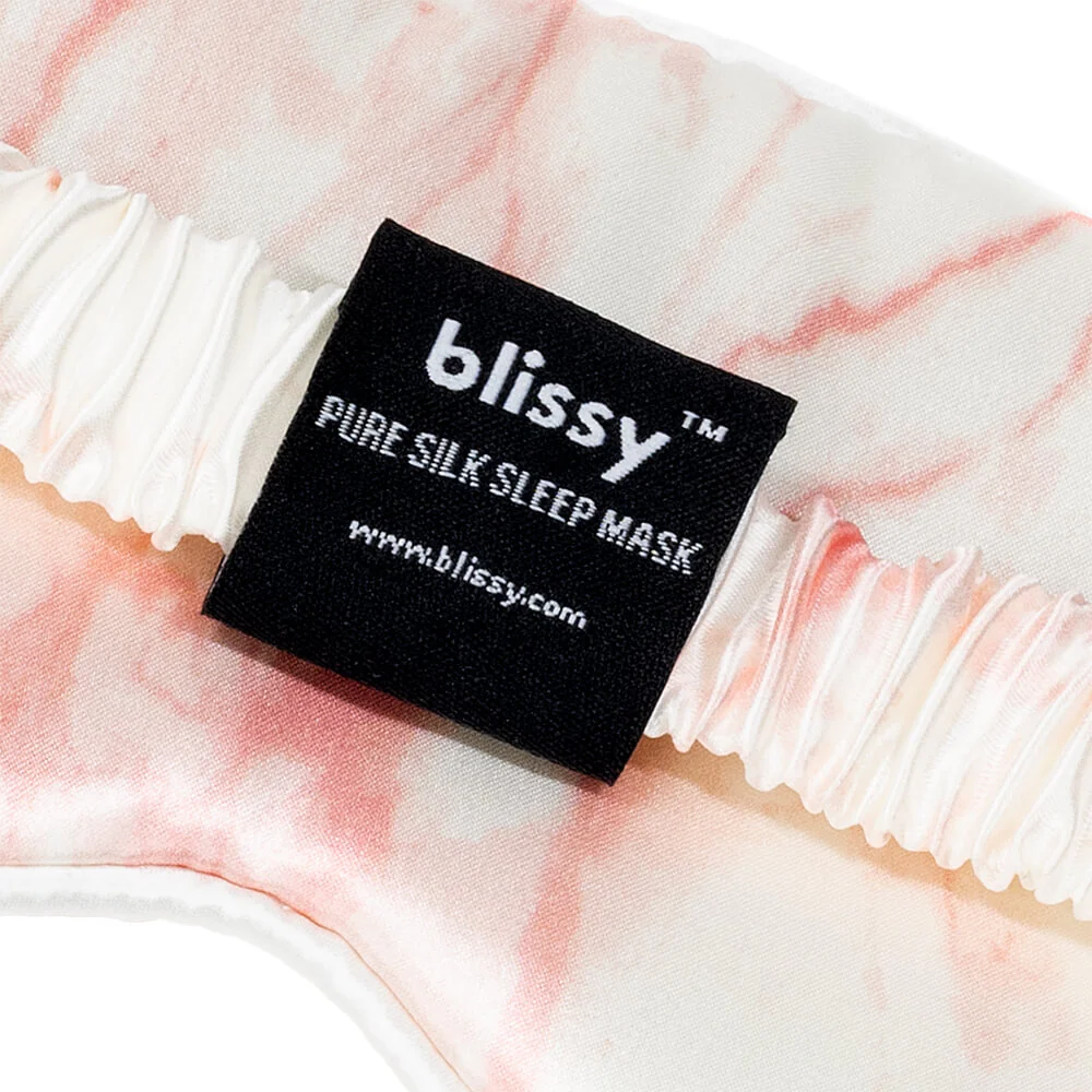 Sleep Mask - Rose White Marble - Image 3